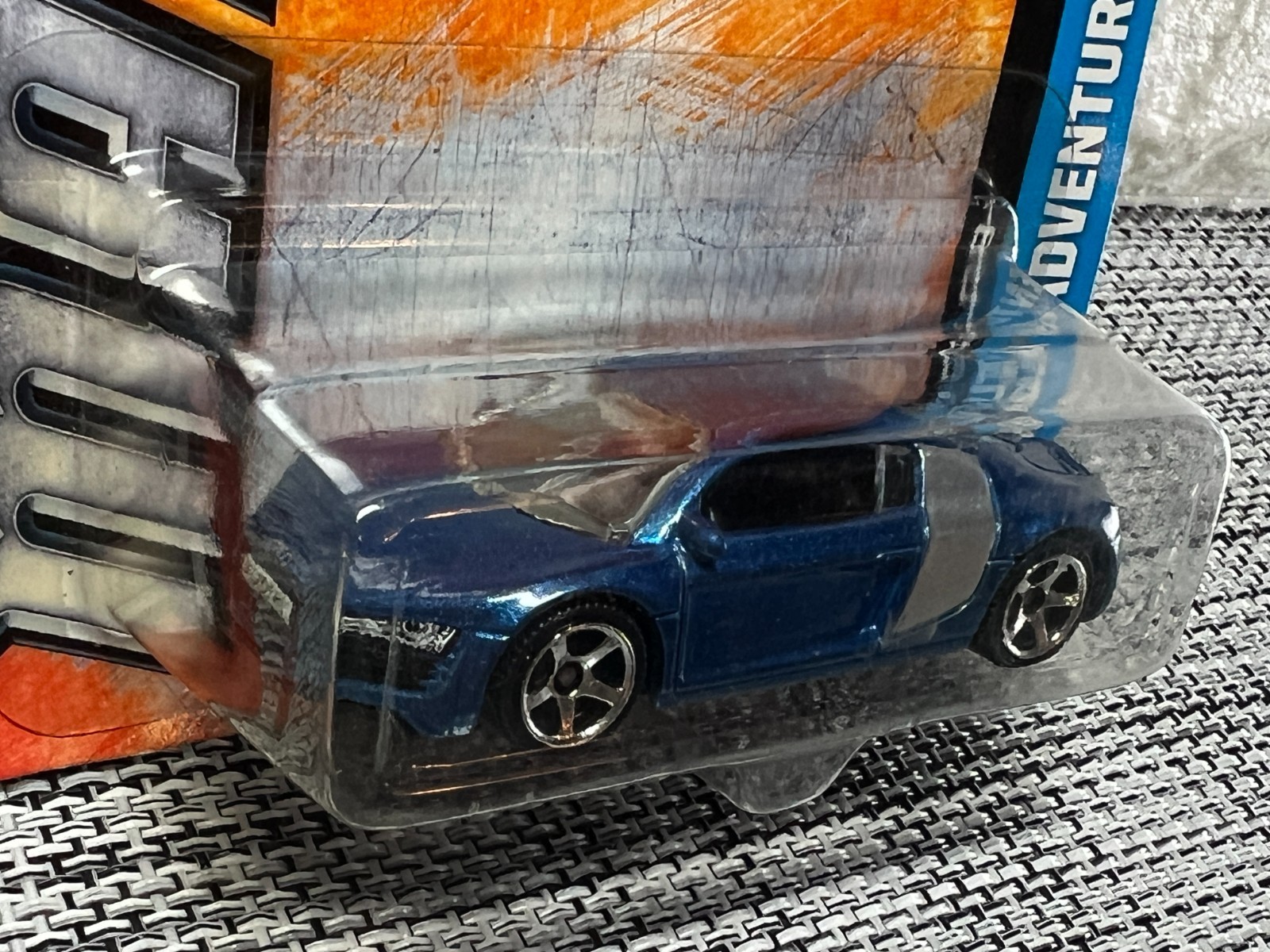 Matchbox MBX Adventure City Audi R8 63 of 120 60 Years Anniv. Blue