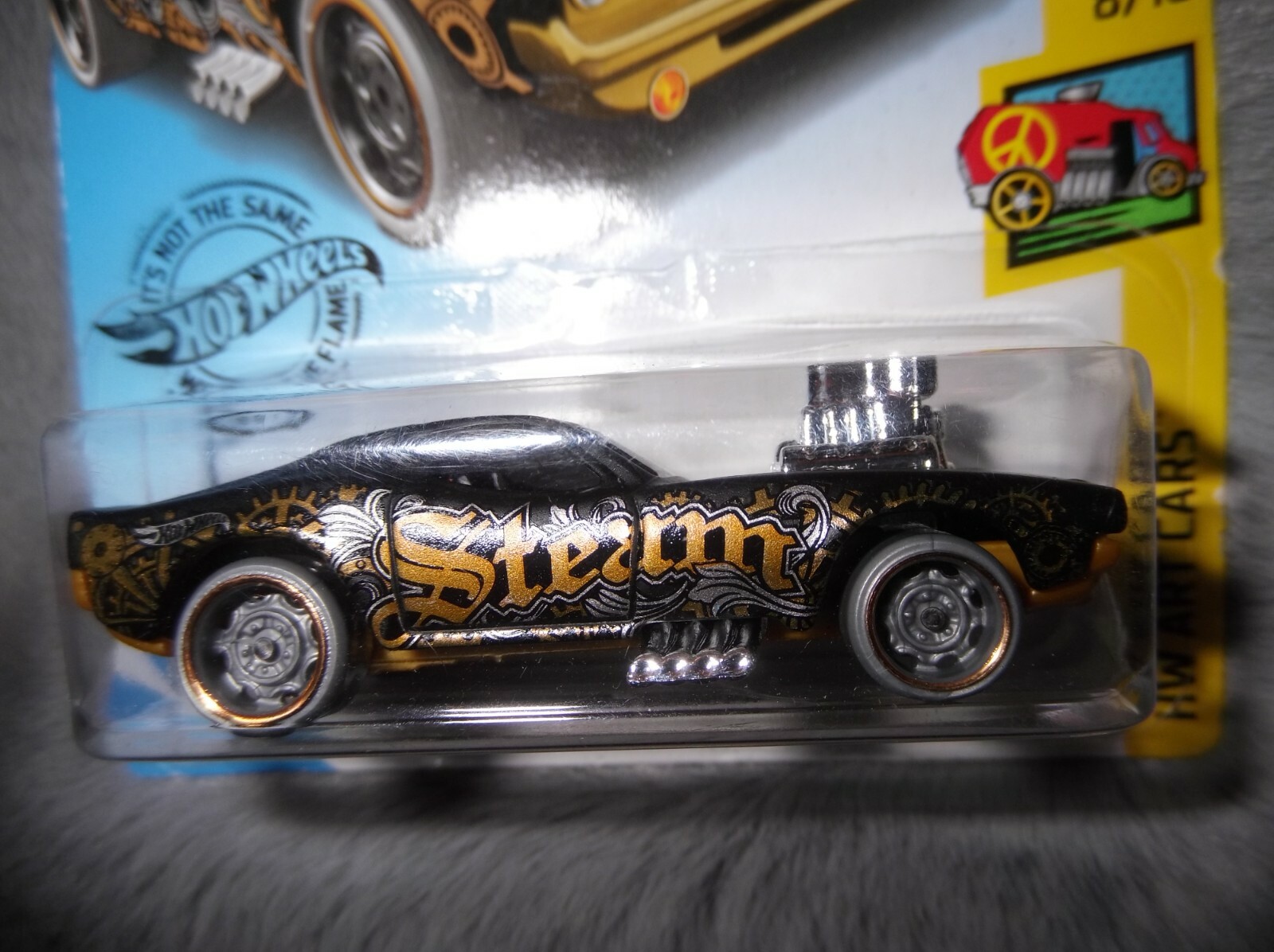 Hot Wheels #9D1DS Black Steampunk Rodger Dodger NIP + 1 Free Random Car
