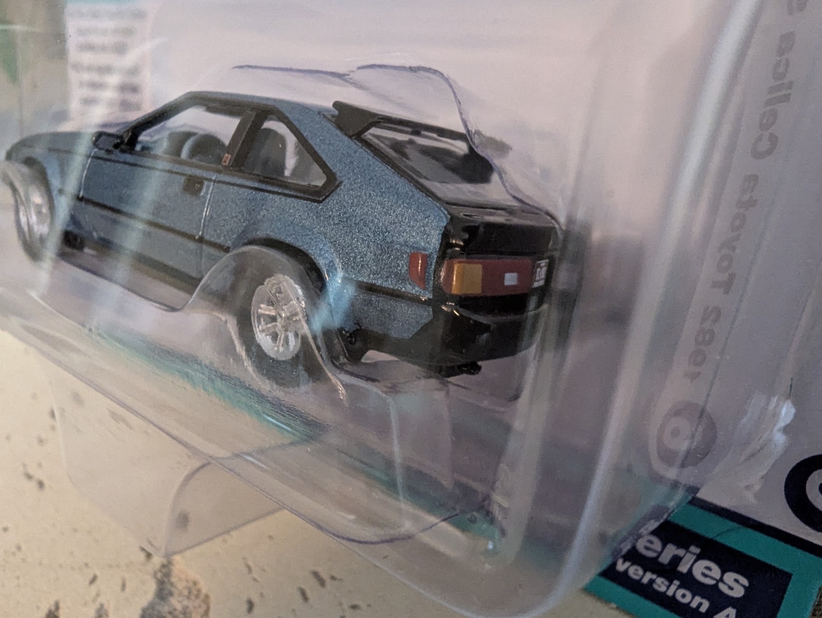 Auto World 1/64 2023 Import Legends 1982 Toyota Celica Supra Light Blue Poly MOC