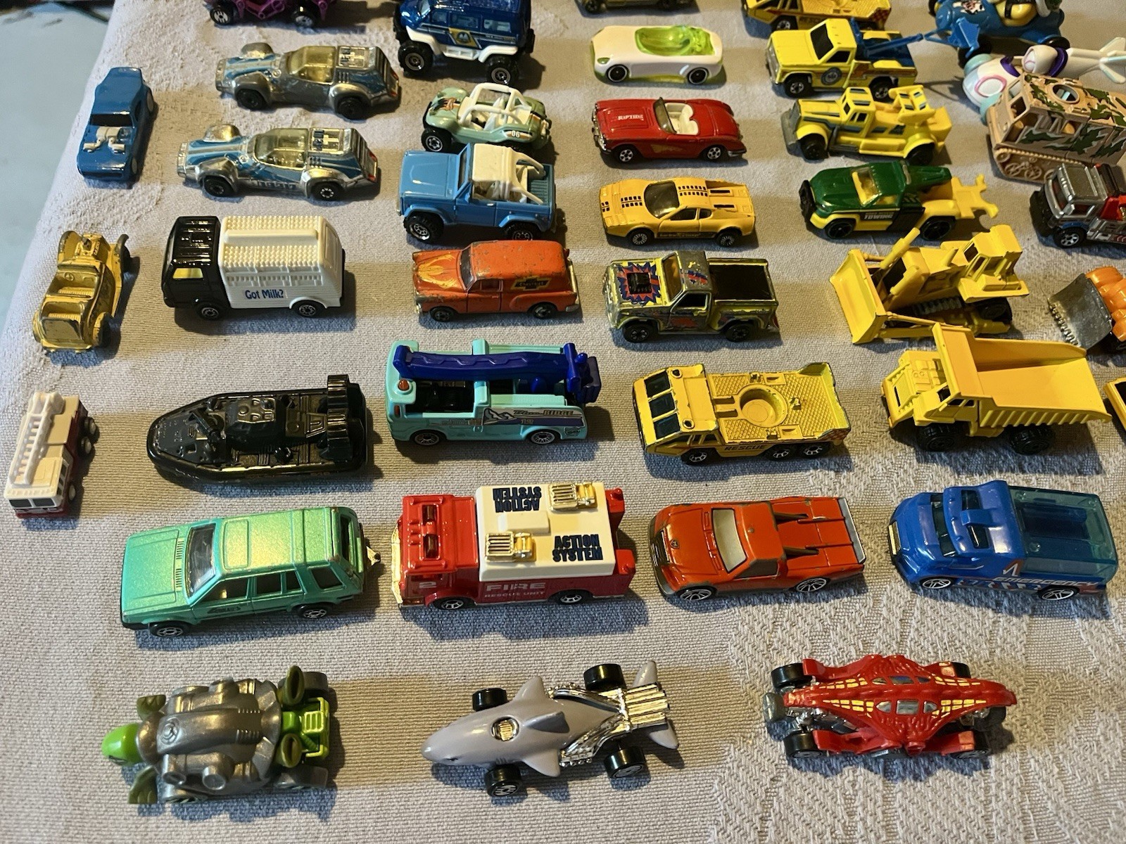 Lot Of 60 Odd fantasy Trucks Cars Pixar Diecast HW Matchbox Various Others