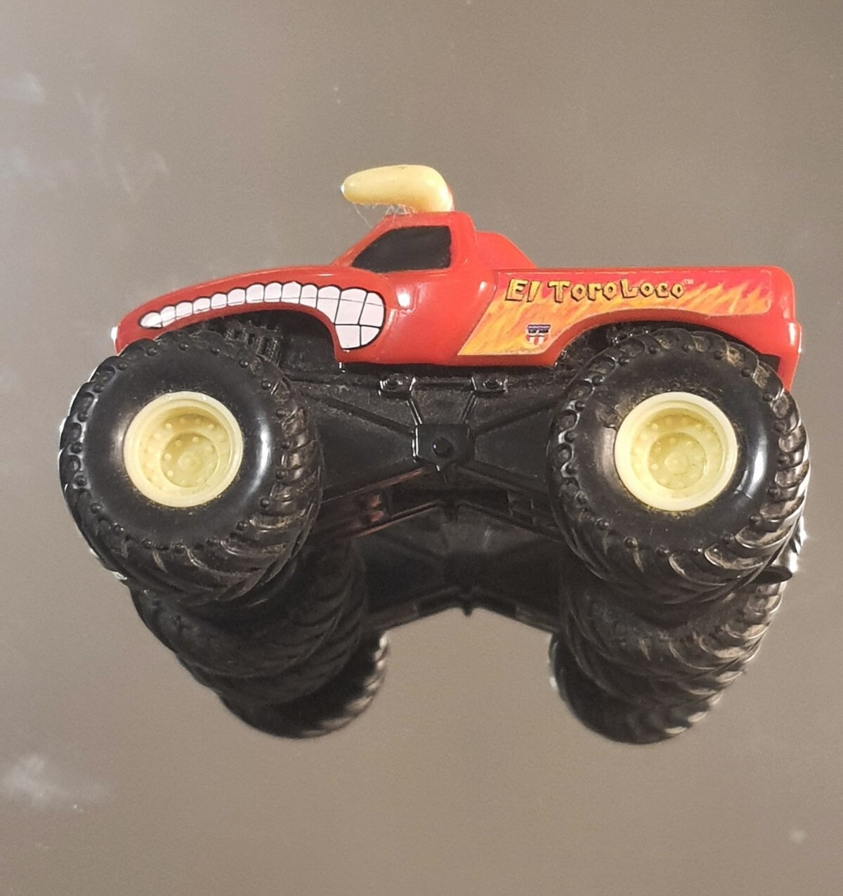 Vtg SFX Motor Sports “El Toro Loco” Red Mini Monster Truck Pull Back Action 2002