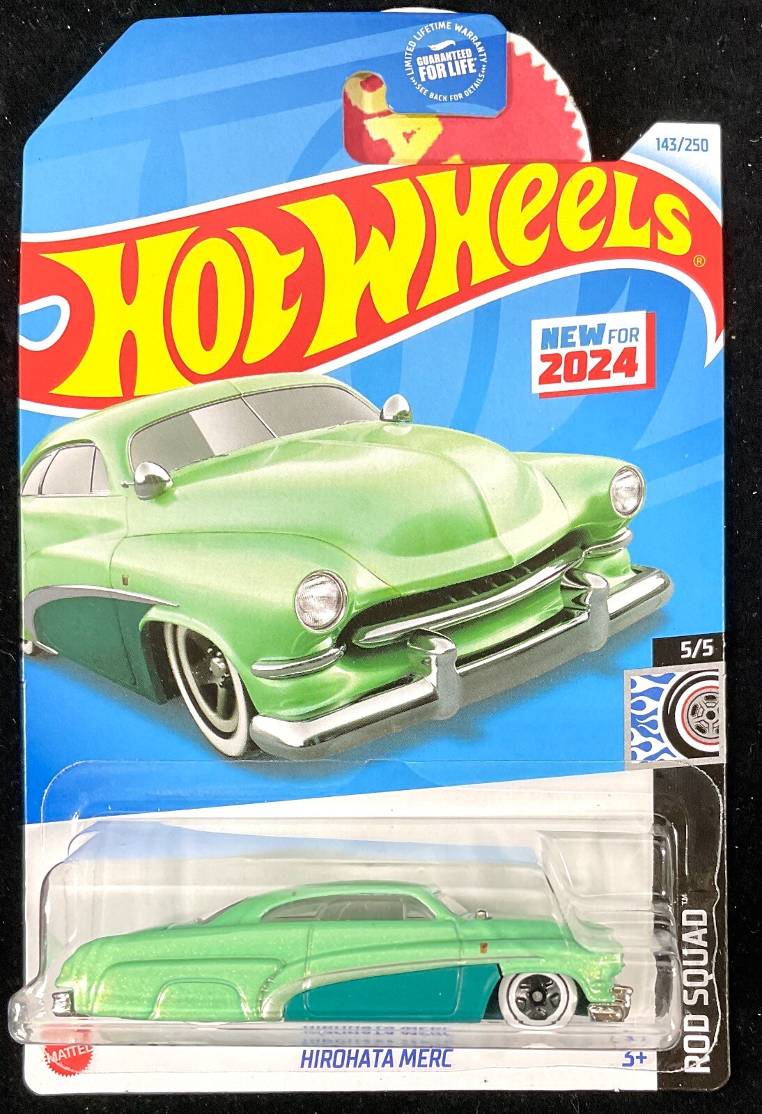 HOT WHEELS 2025,HIROHATA MERC #46, Mercury, Purple, w/ Green Rod Squad, Lot of 3