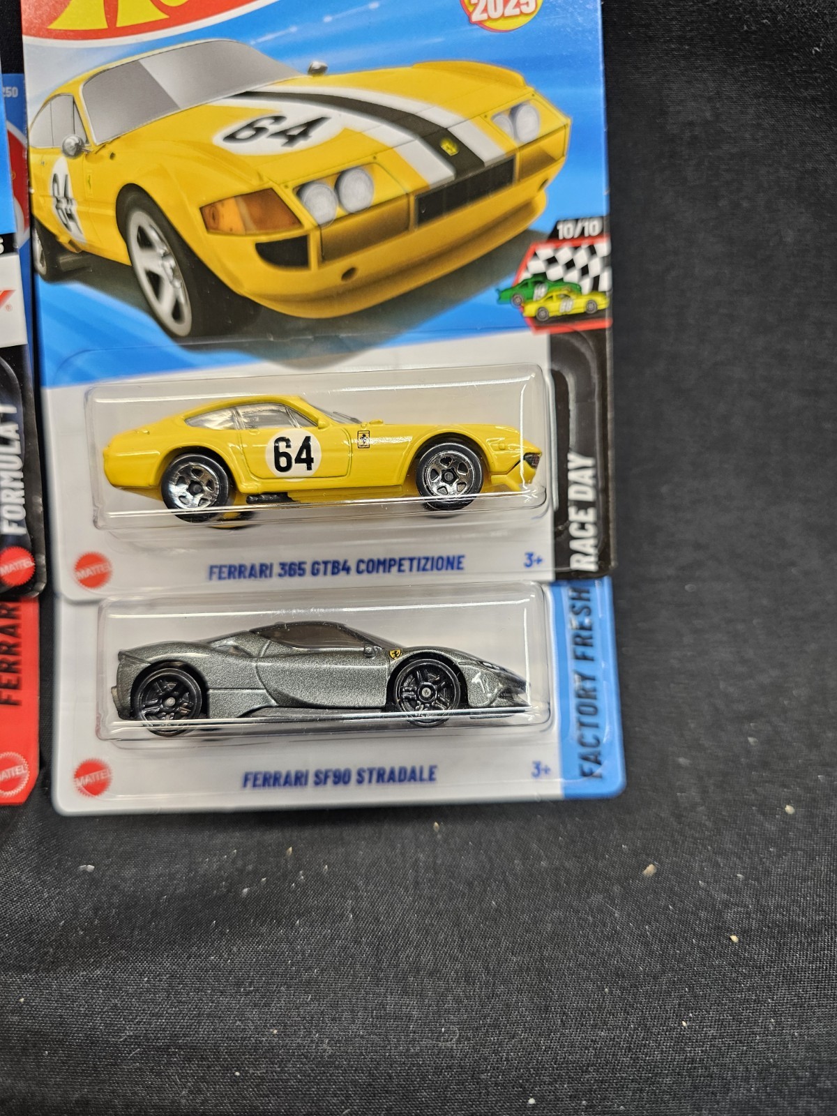 Lot 13 2026 Hot Wheel Ferrari 5 pack + F40, GTB4, 12CILINDRI, DINO, SF90, F1