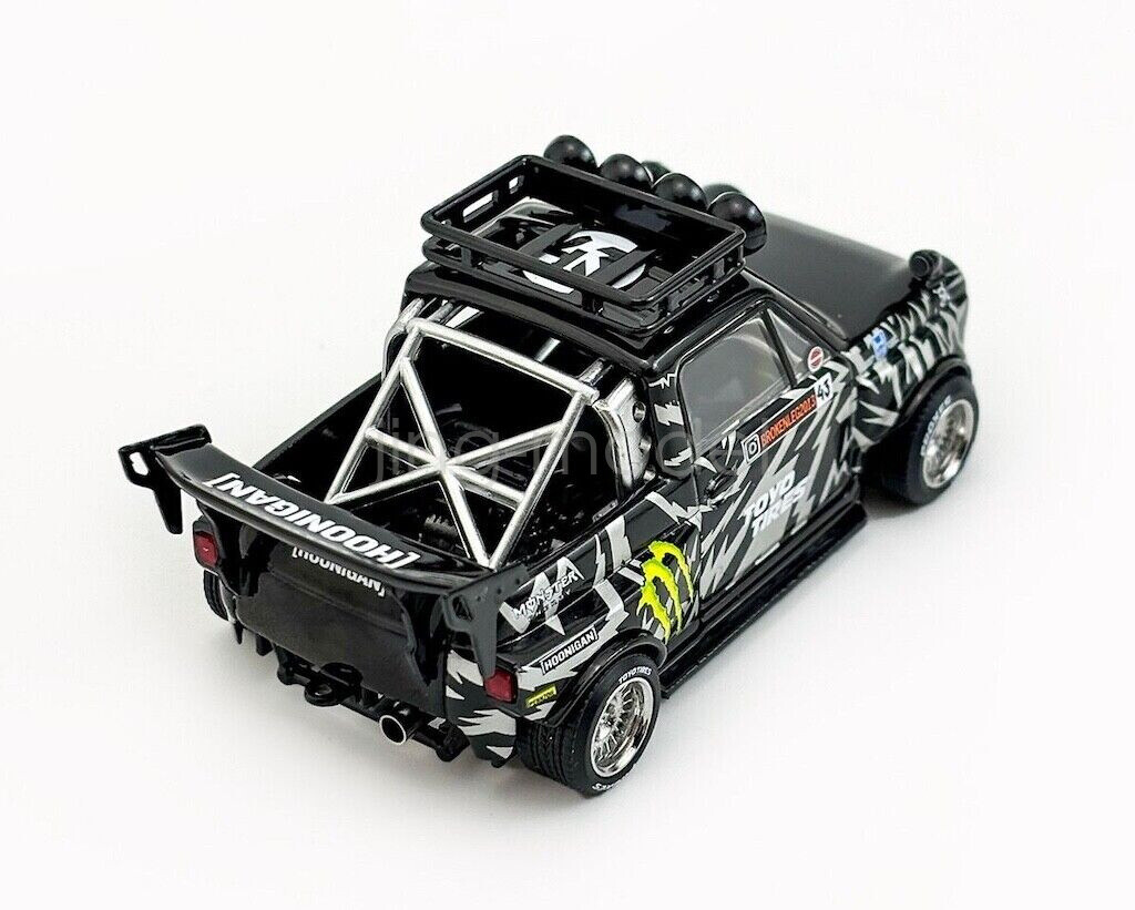 Liberty 1:64 Black N600 Pickup Truck Trailer Sport Model Diecast Metal Car