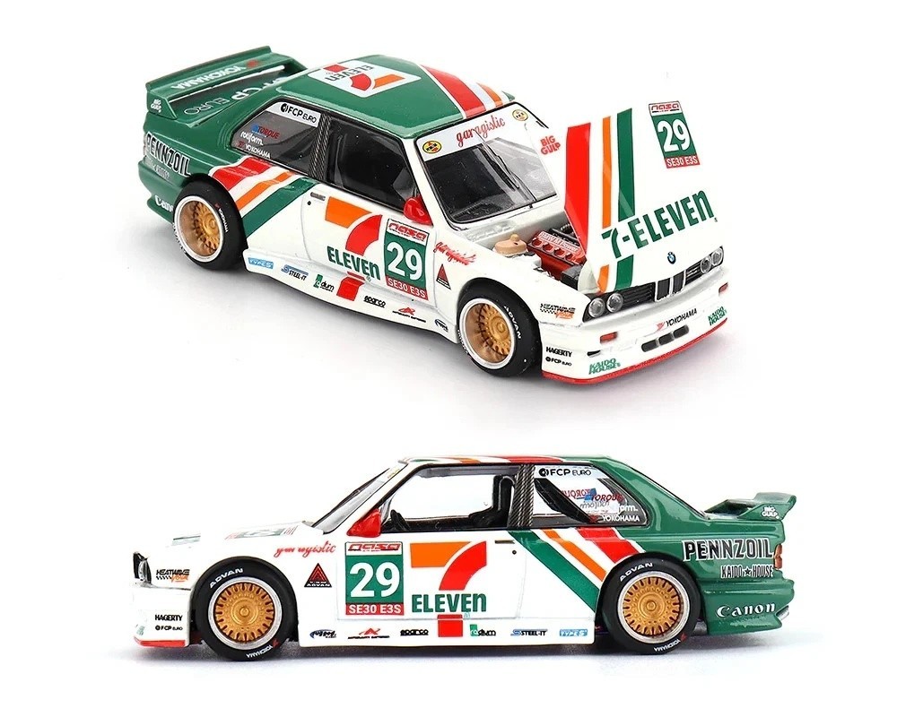 Kaido House x Mini GT 1:64 BMW M3 Kaido Works Larry Chen V1 7-Eleven KHMG217-2C