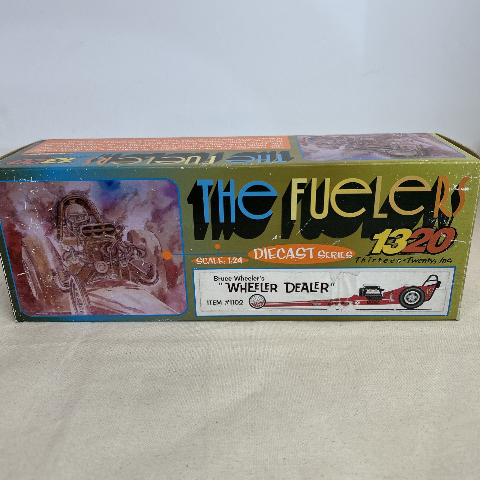 VINTAGE 1320 The Fuelers BRUCE WHEELERS WHEELER DEALER 1/24 Dragster #1102