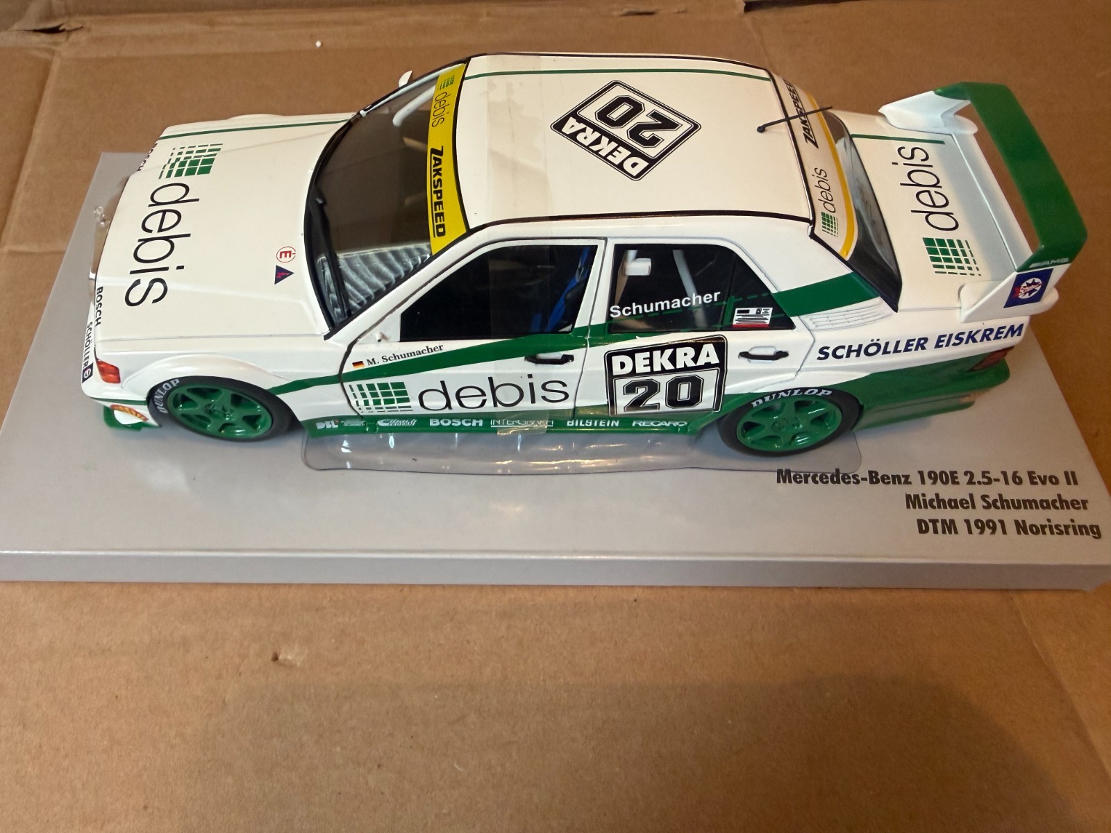 Mercedes-Benz 190E 2.5-16 Evo II #20 DTM 1991 Michael Schumacher 1:18 Werk83