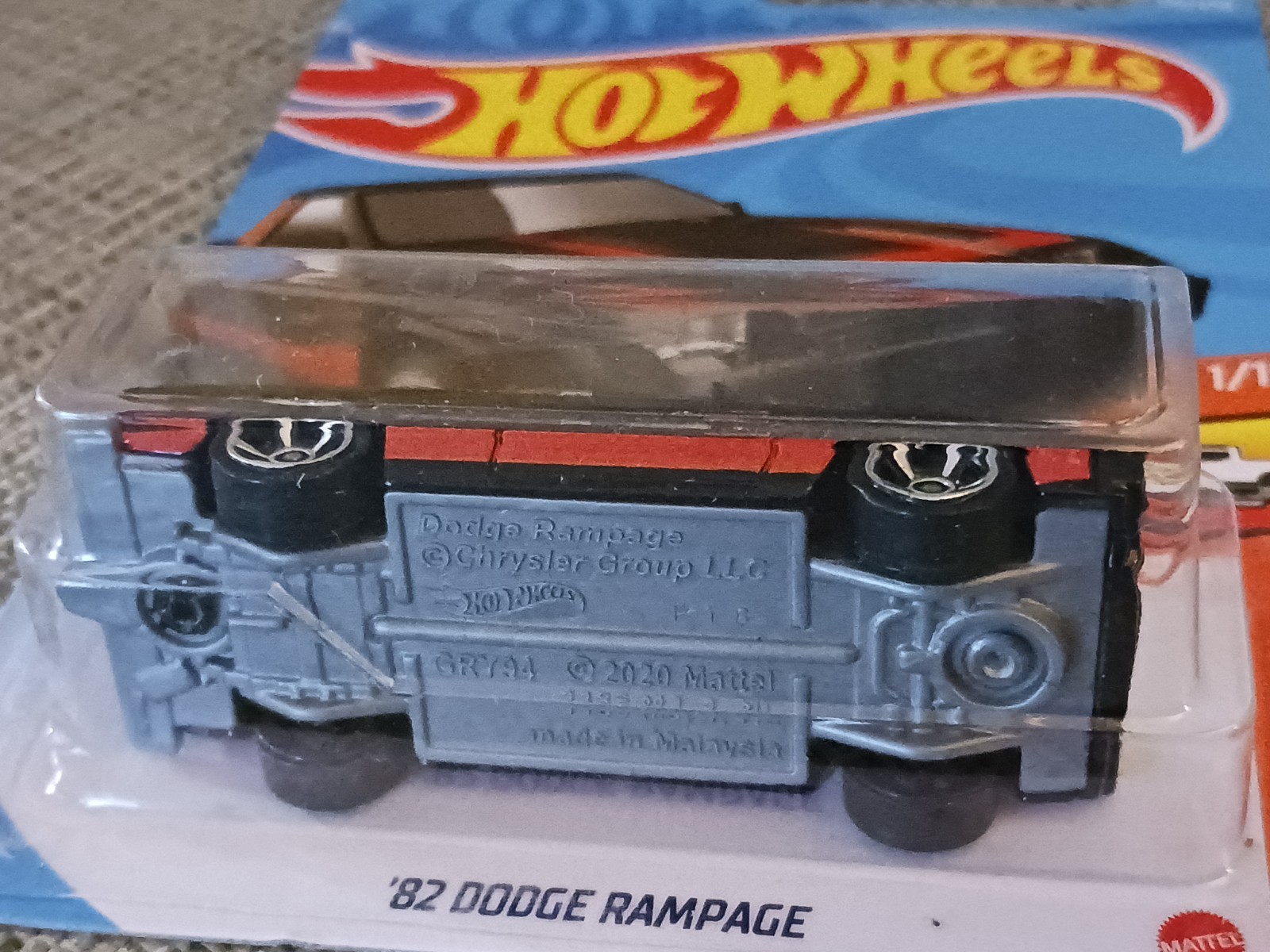 Hot Wheels ’82 Dodge Rampage Black #175 175/250 2021 HW Hot Trucks 1/10