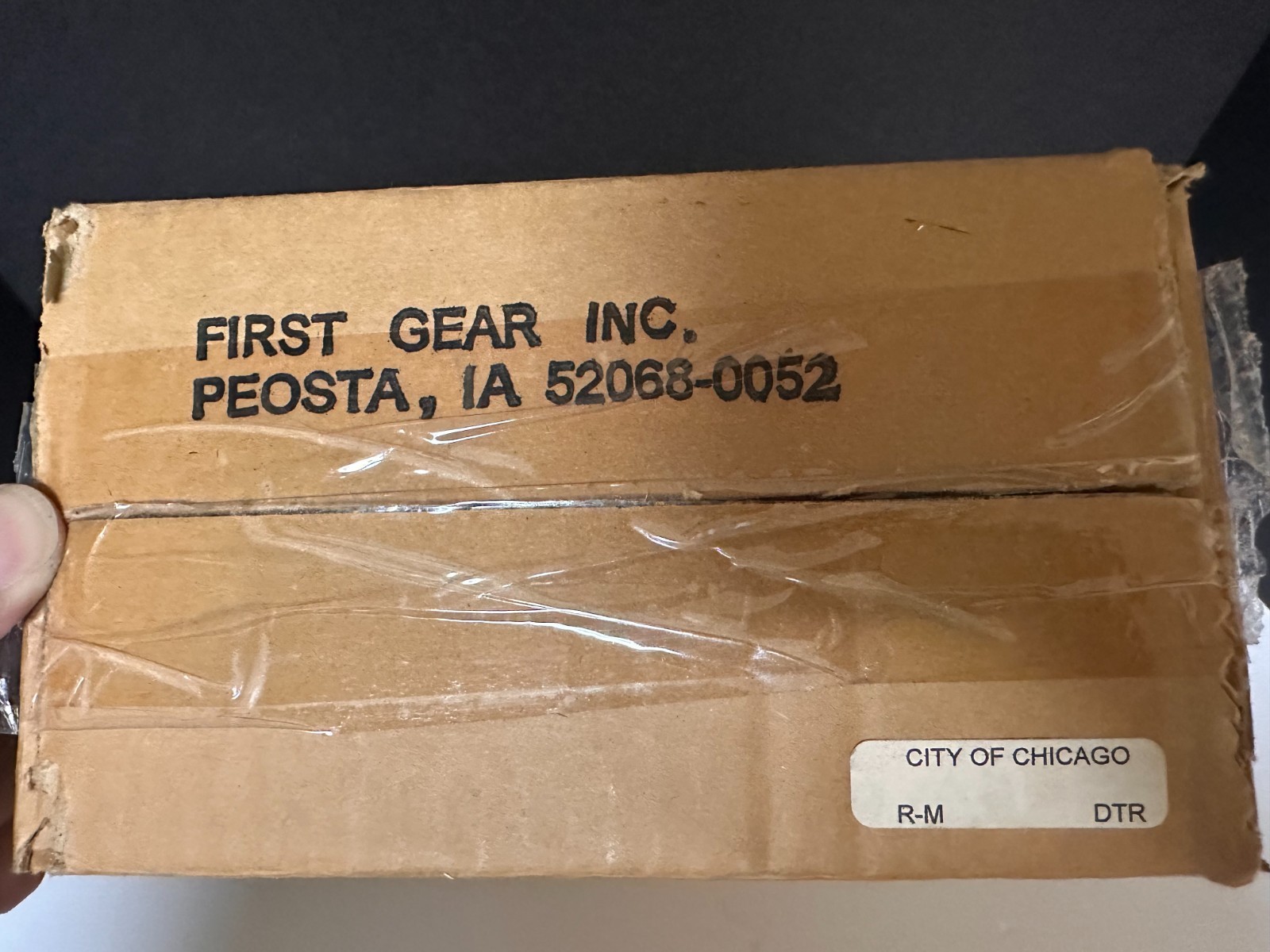 First Gear 19-2512 Mack R-Model & Dump Trailer Chicago Streets & San New In Box