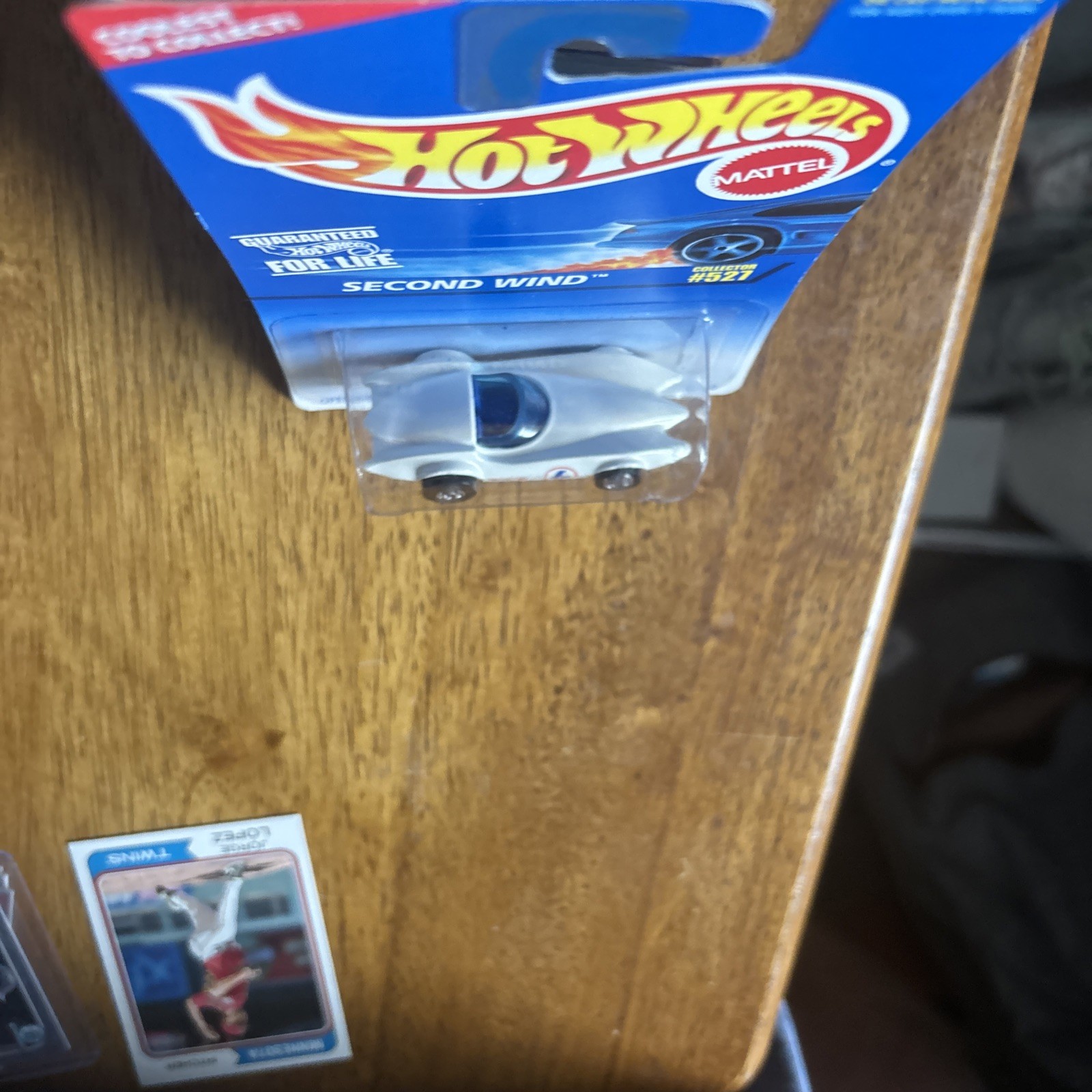 Hot Wheels Second Wind 1:64 1996 Diecast Car White Blue Unopened Box- India Base