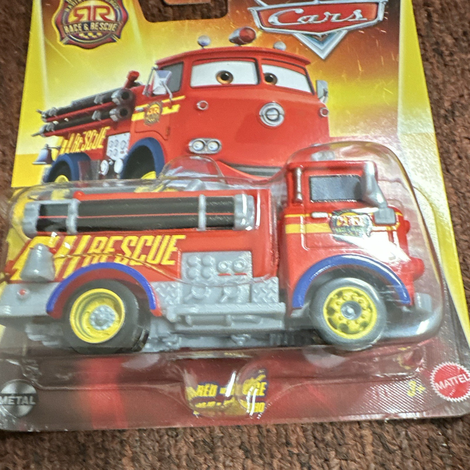 2010 Disney Pixar Cars – Deluxe – 3 RED – New in Package (E99)