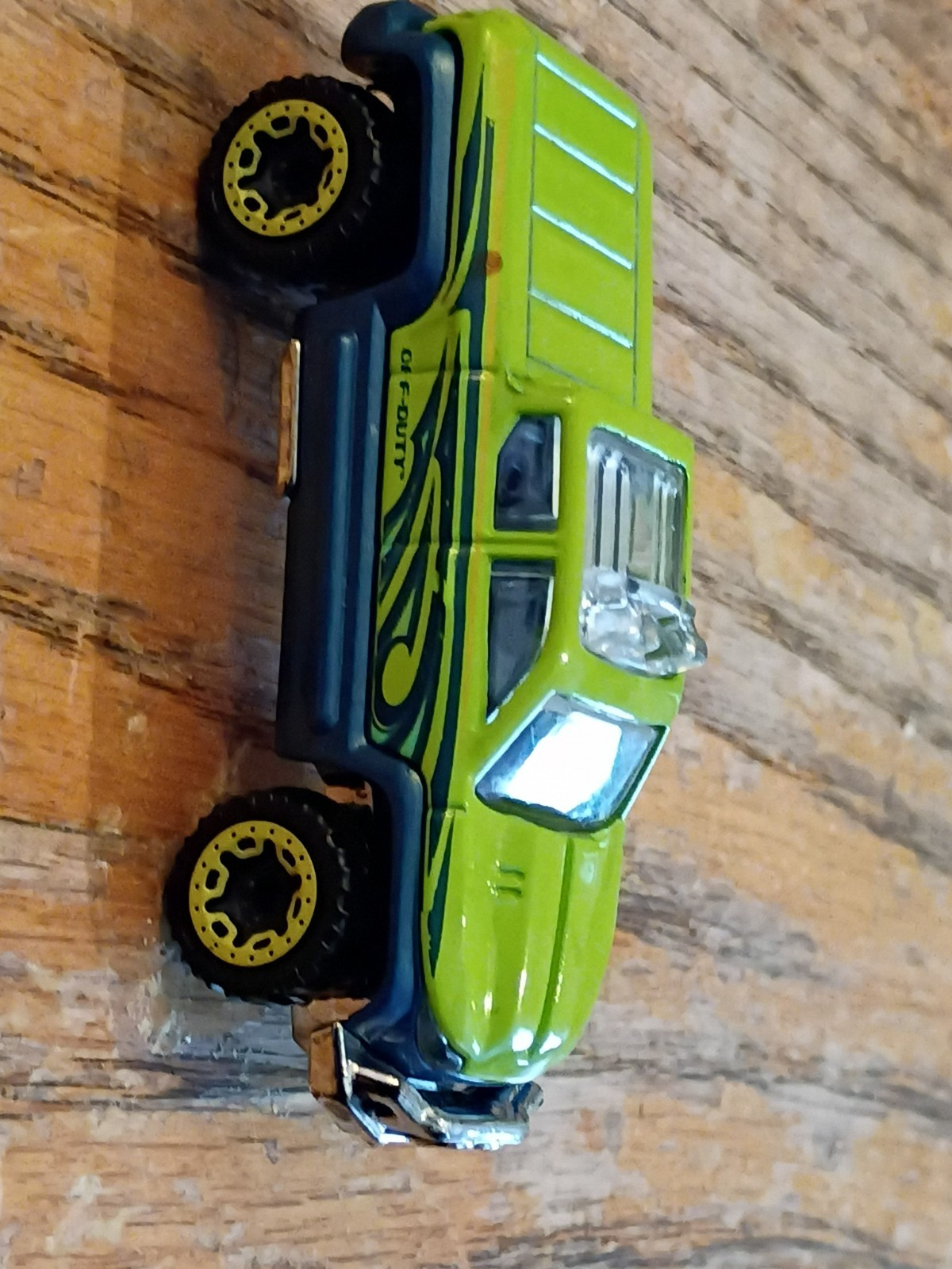 Rare 2013 Hot Wheels Off Duty Green Diecast Pickup Truck – HW Collectible