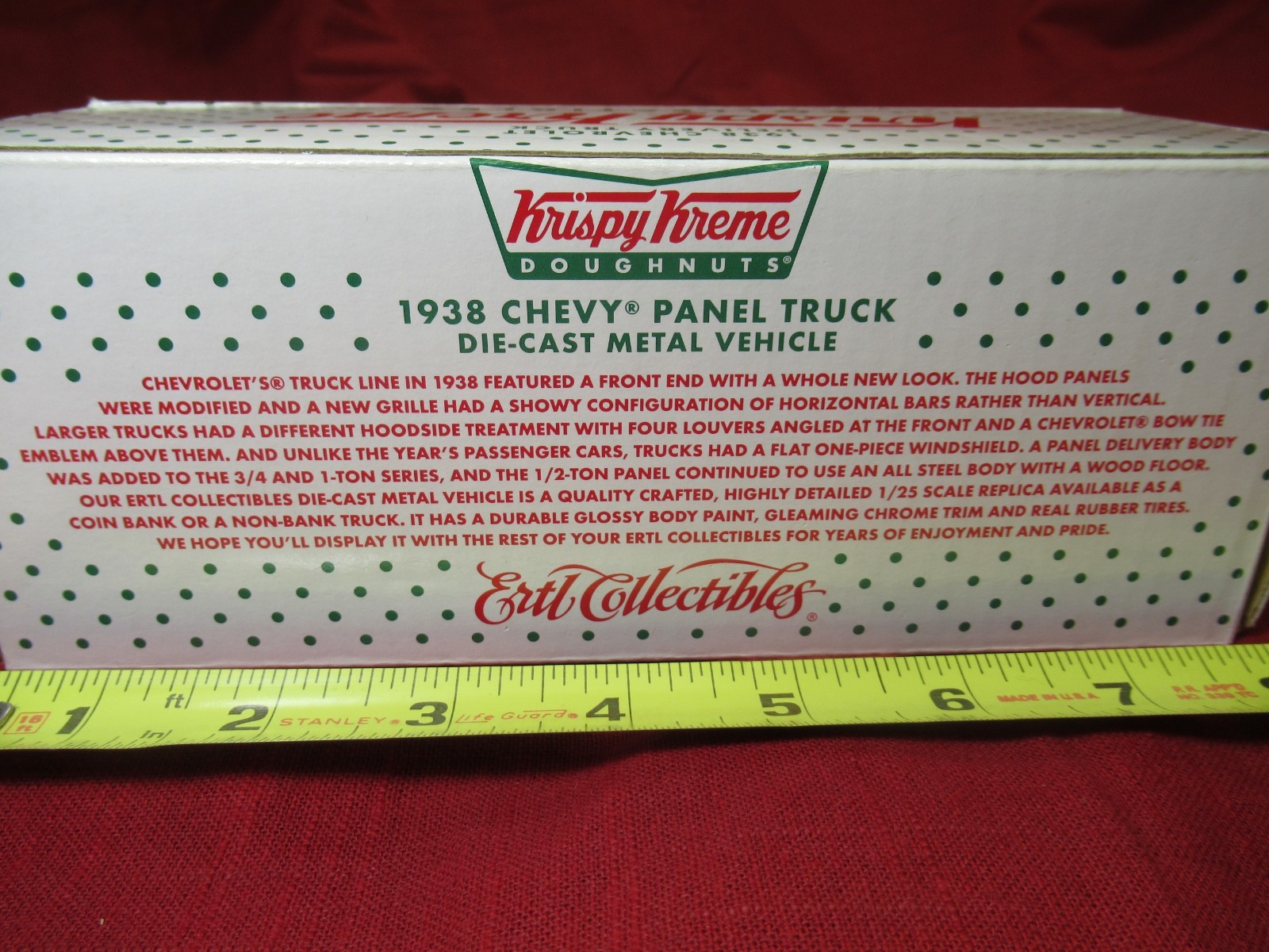 1938 CHEVROLET Krispy Kreme Delivery Panel Truck! NEW in Box!!