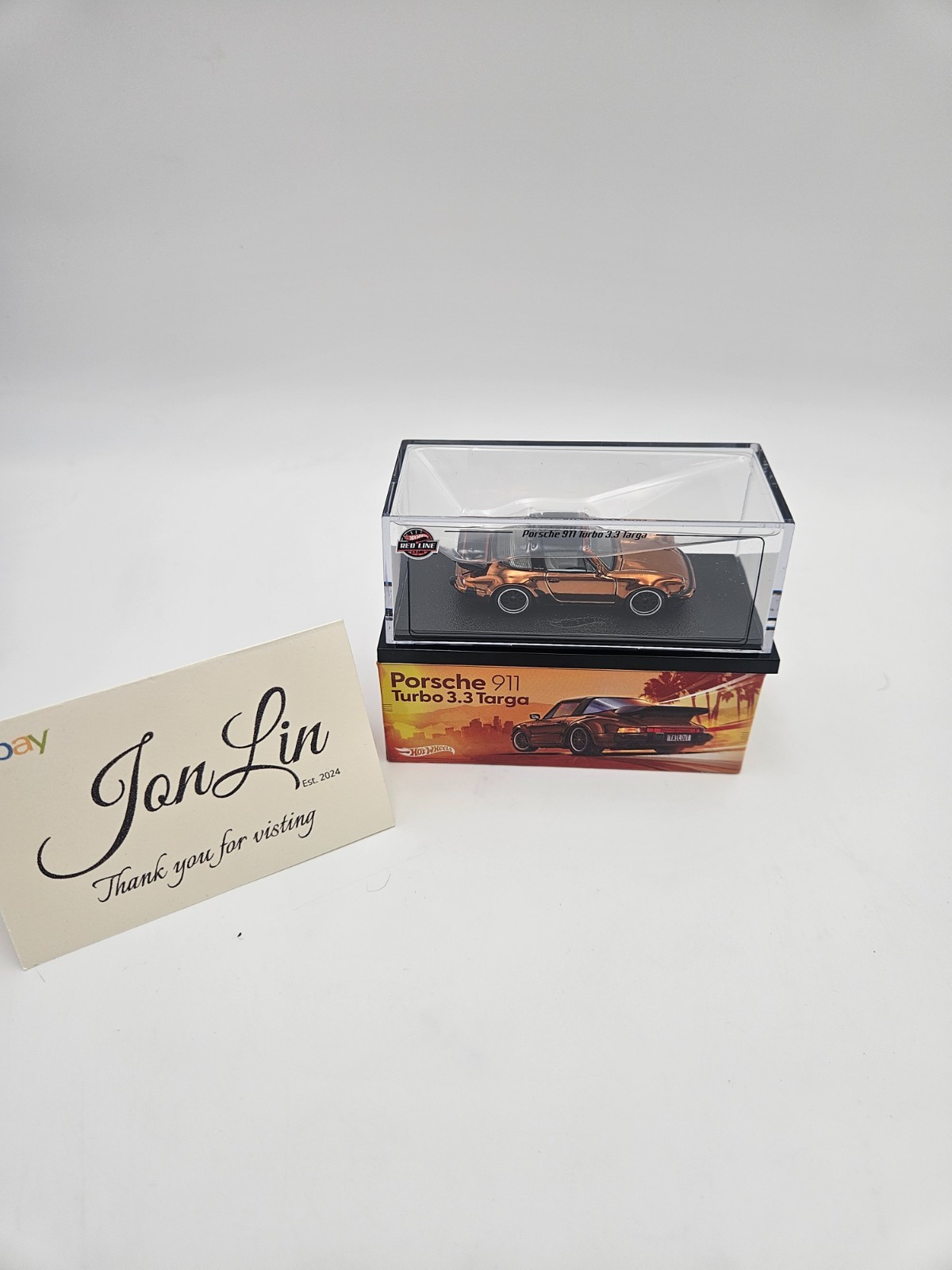 Hot Wheels RLC Exclusive 1988 Porsche 911 Turbo 3.3 Targa Bronze – IN HAND