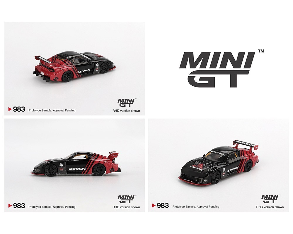 Mini GT Mazda RX-7 LB-Super Silhouette Advan #983 1/64