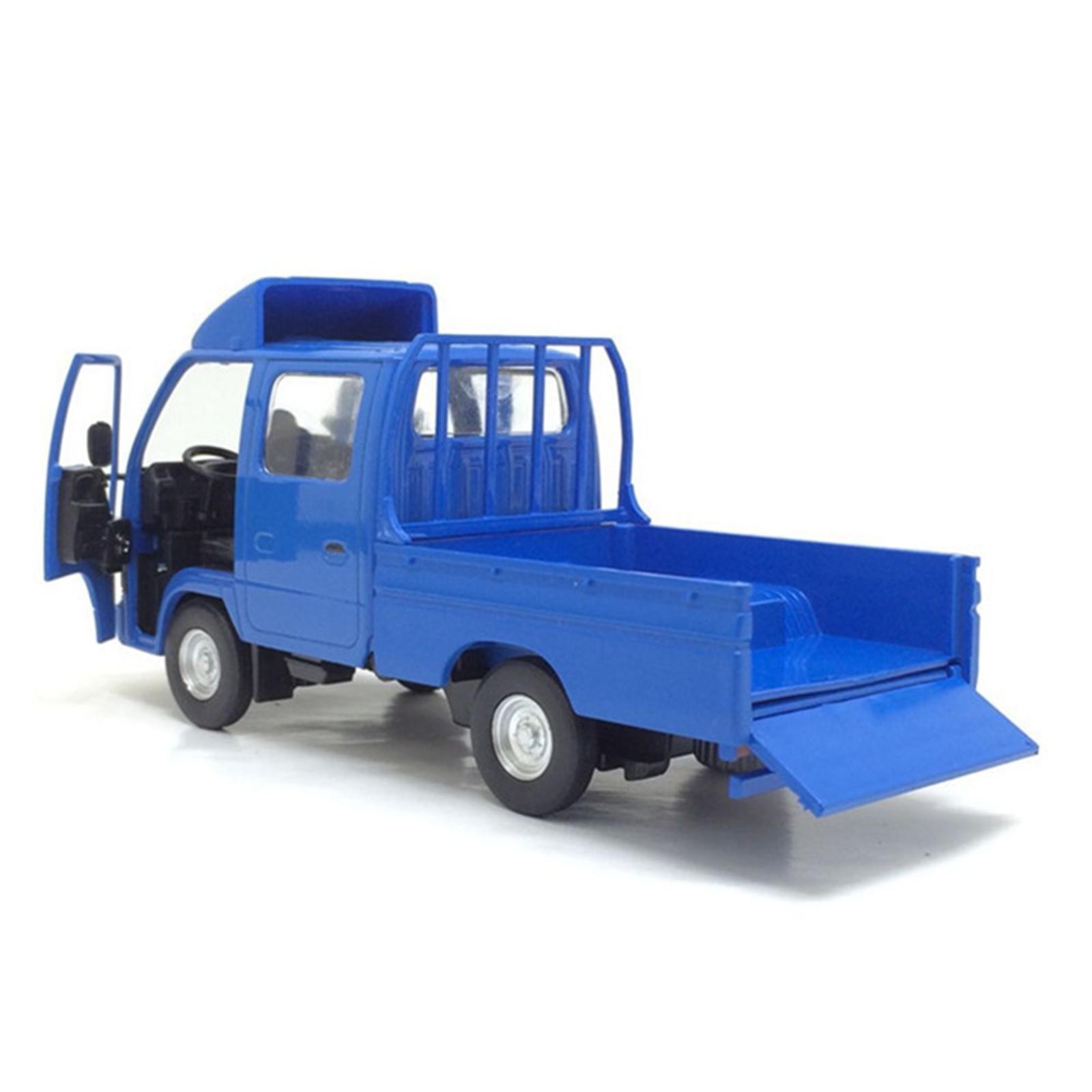 1/32 Blue Model Toy Car With Pull Back&Sound Light For ISUZU NHR Pickup Truck