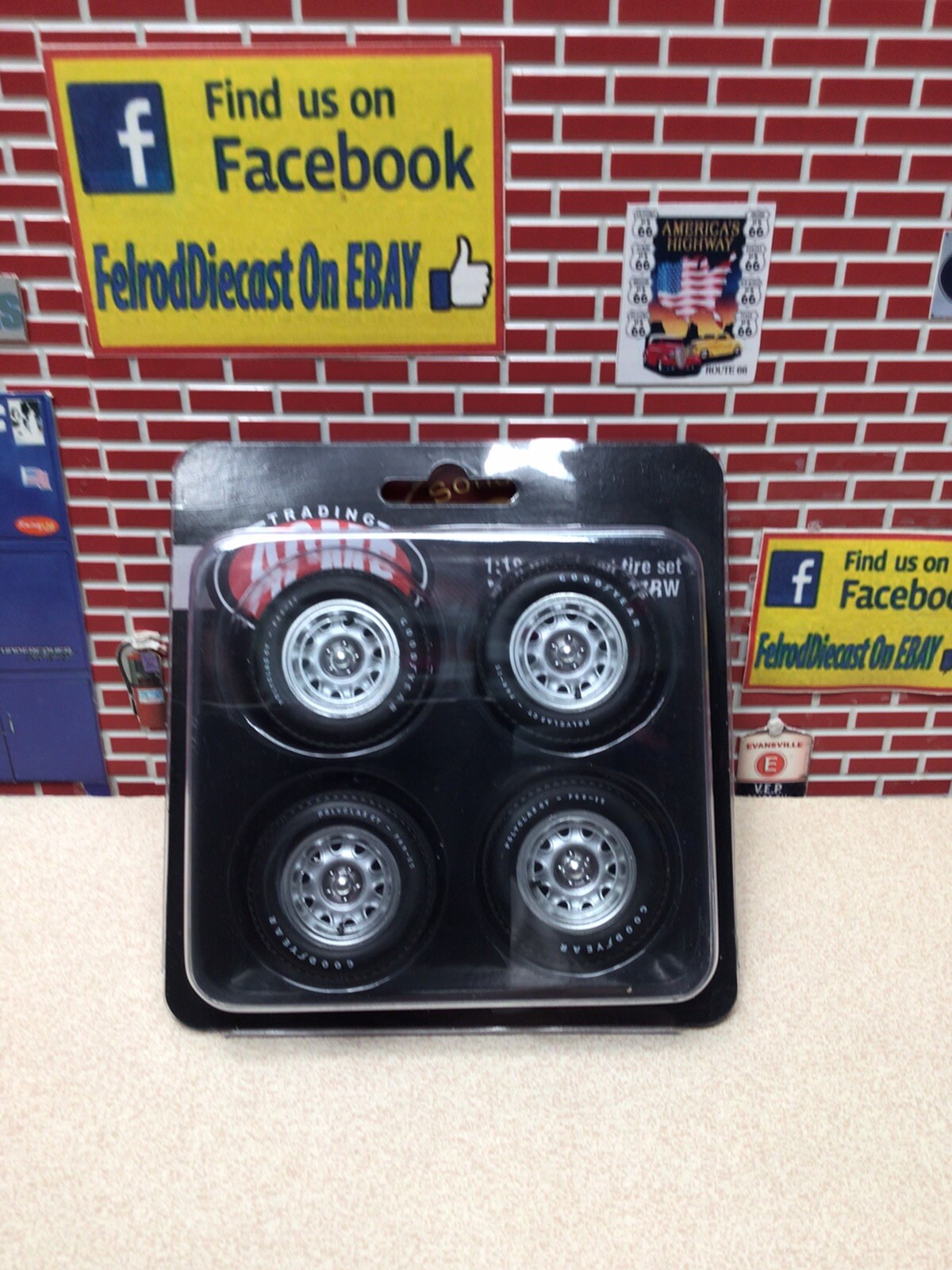 1/18 ACME Mopar Rally Wheel and Tire Set A1806123RW Brand New In Stock