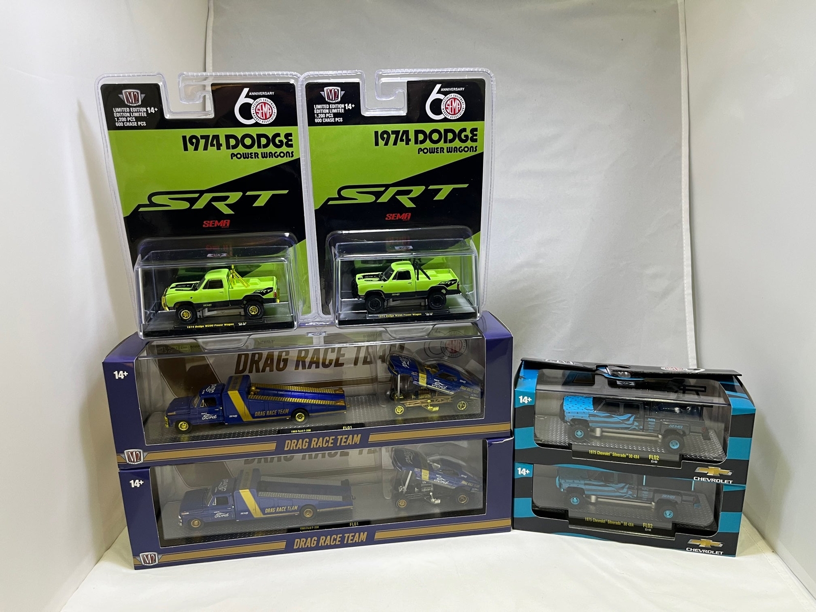 # 01099 – 2023 Sema M2 Machines Complete Set – 6 Pcs. w/Cards (Reg. + Chase)