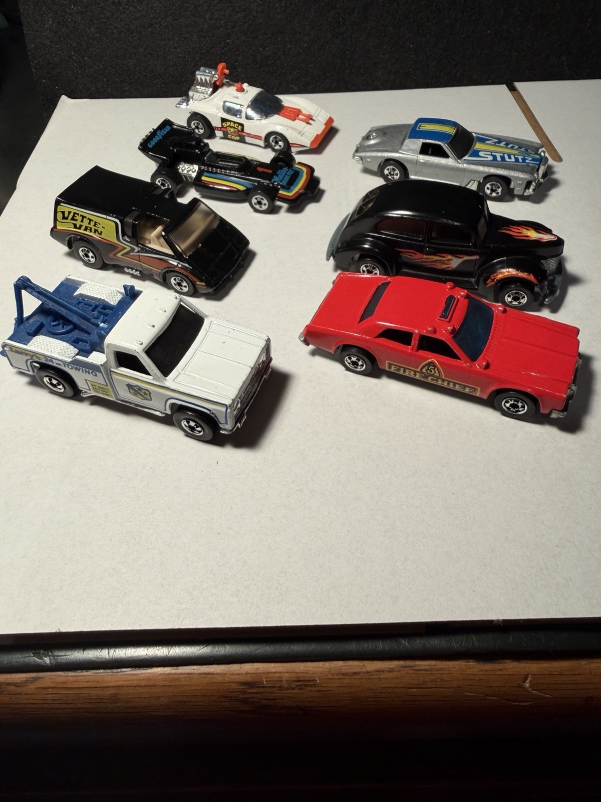 Hot Wheels LOT of 7 vintage mostly Hong Kong Blackwalls 6 in decent shape