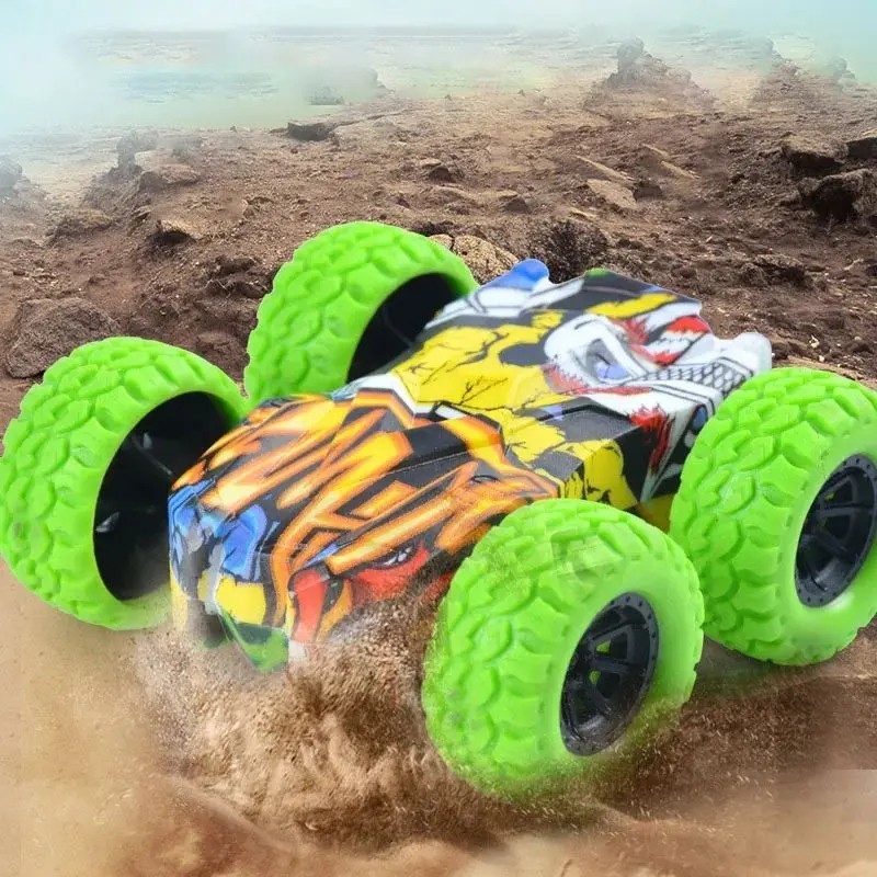 Kids Double Sided Inertial Toy Car Anti Collision Off Road Vehicle Anti Fall