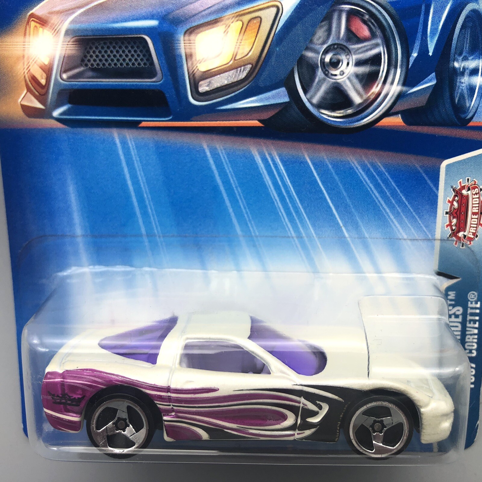 Hot Wheels Chevrolet Chevy Corvette 1997 Corvette Car Pride Rides Diecast #196