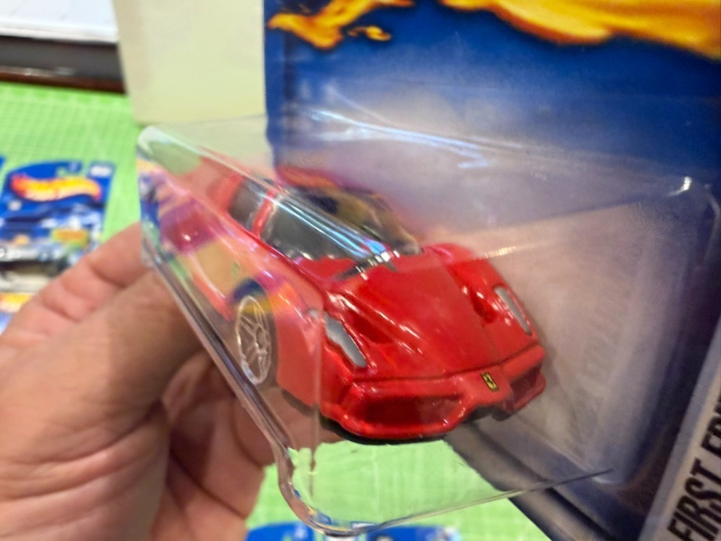 Hot Wheels 2003 First Editions Enzo Ferrari In Protector #24/42 Collector #036