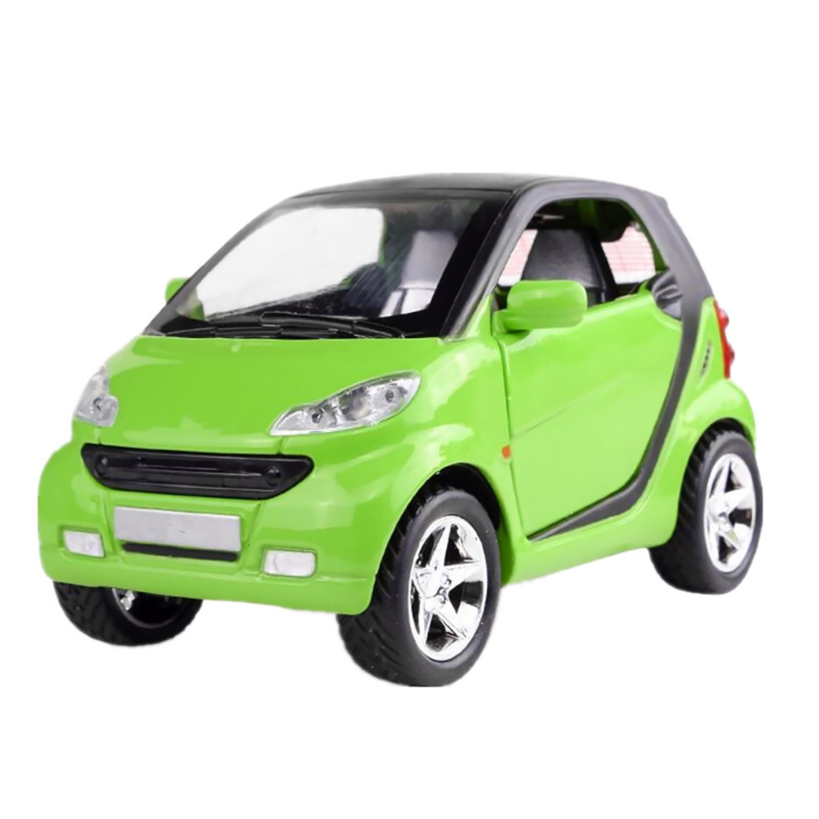 Green 1:32 Model Car Toy Vehicle Kids Gifts With Sound&Light For Smart ForTwo