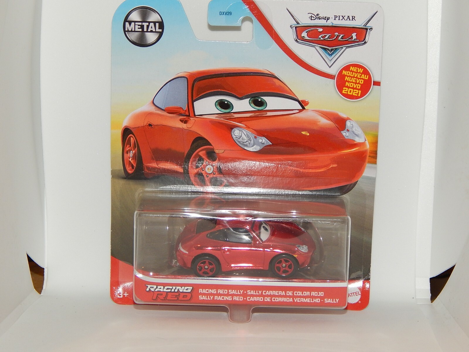 Mattel disney pixar cars racing red sally metallic new for 2021