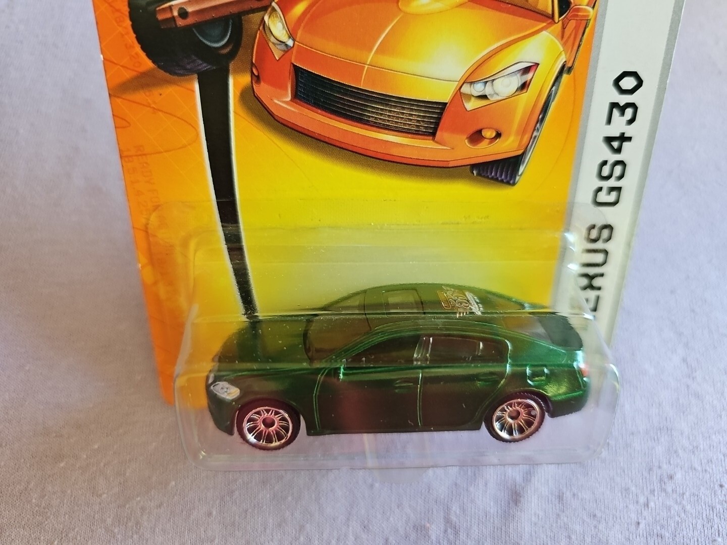 2007 Matchbox LEXUS GS430 Green 23/75 GREAT CARD Ready For Action KMART COLOR