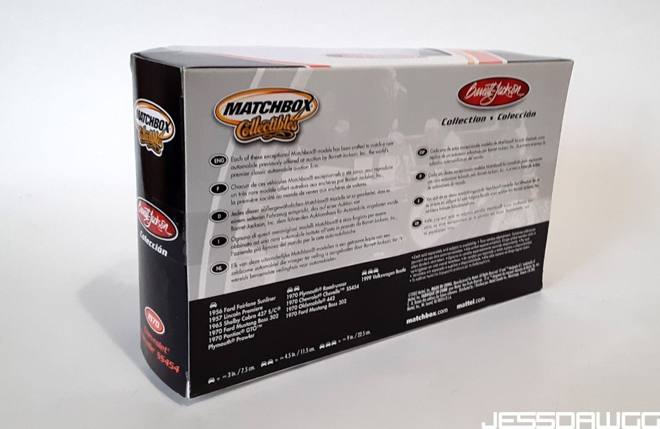 new 1970 Chevrolet Chevelle SS454 car 1:43 Barrett Jackson Matchbox Collectibles