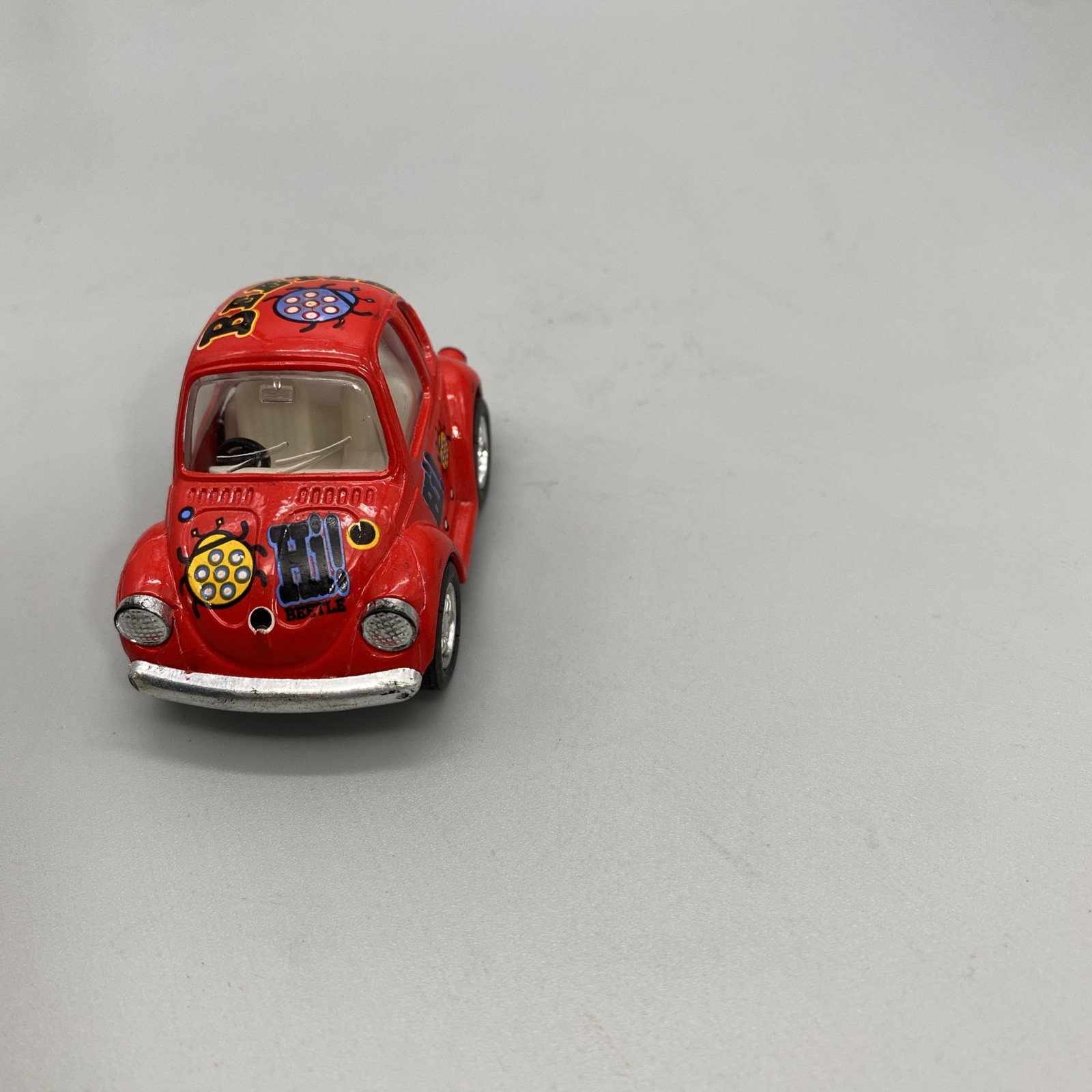 Red Kintoy Pullback Action Volkswagen VW Beetle