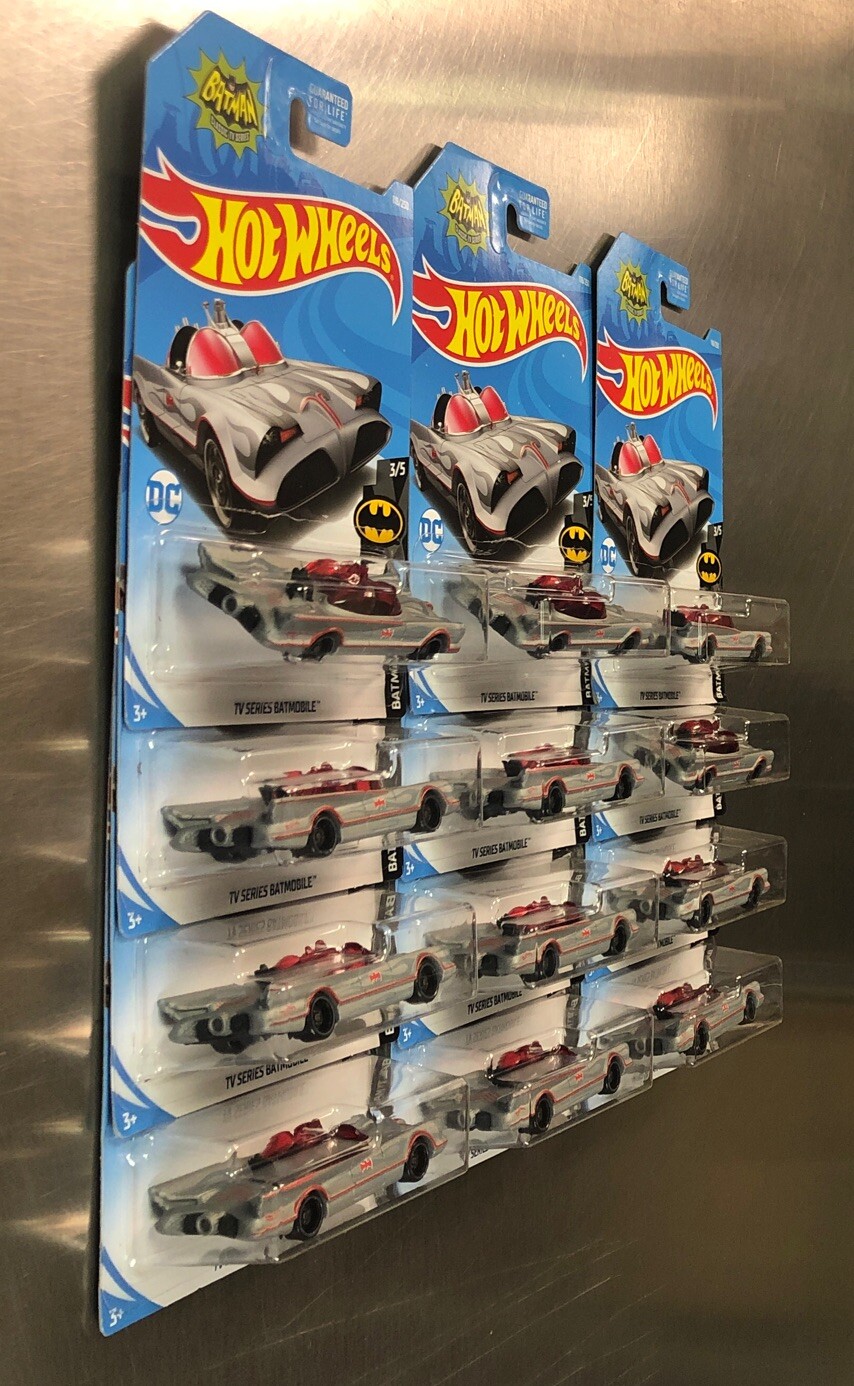 HOT WHEELS CLASSIC TV SERIES BATMOBILE ( LOT OF 12 ) BATMAN DC COMICS GRAY PAINT