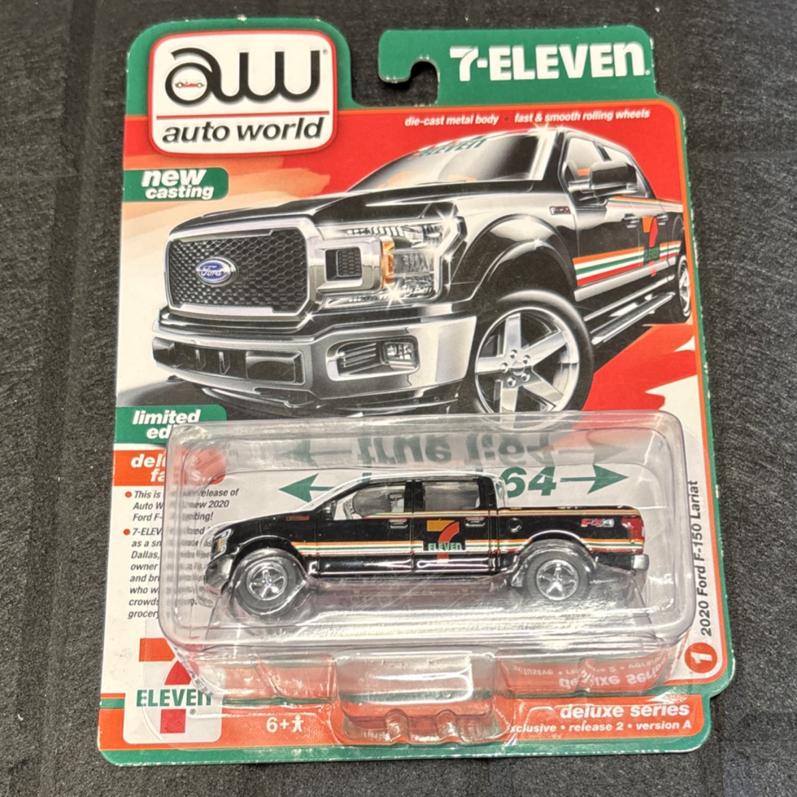 Auto World 7-Eleven F-150 Lariat Limited Edition 1:64 Diecast Truck