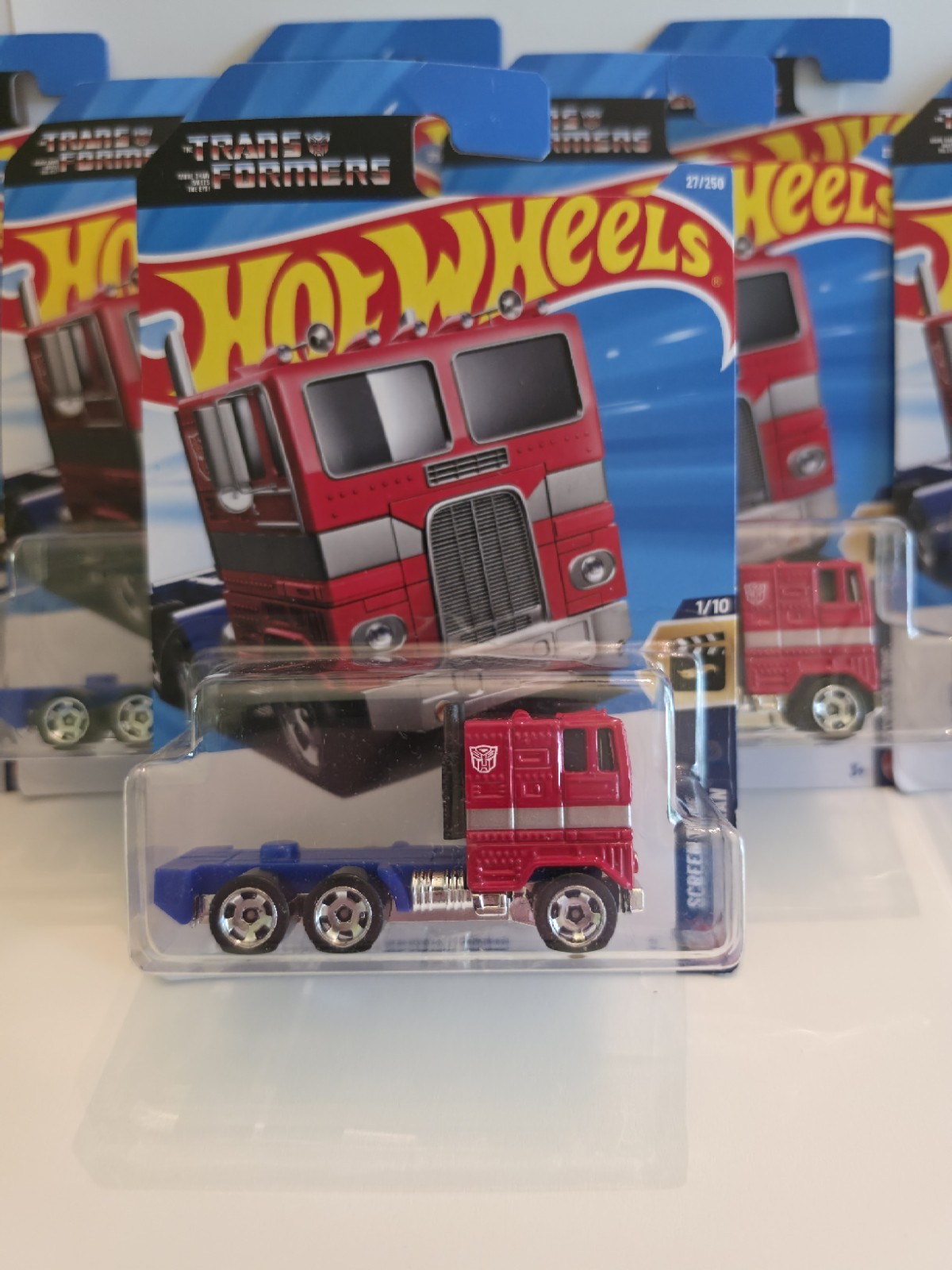 Hot Wheels Screen Time Transformers Optimus Prime 1:64 Diecast Truck Unopened