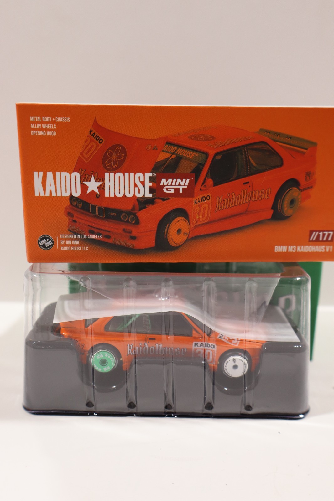 Kaido House x Mini GT BMW M3 KAIDOHAUS V1 Orange #177 1/64