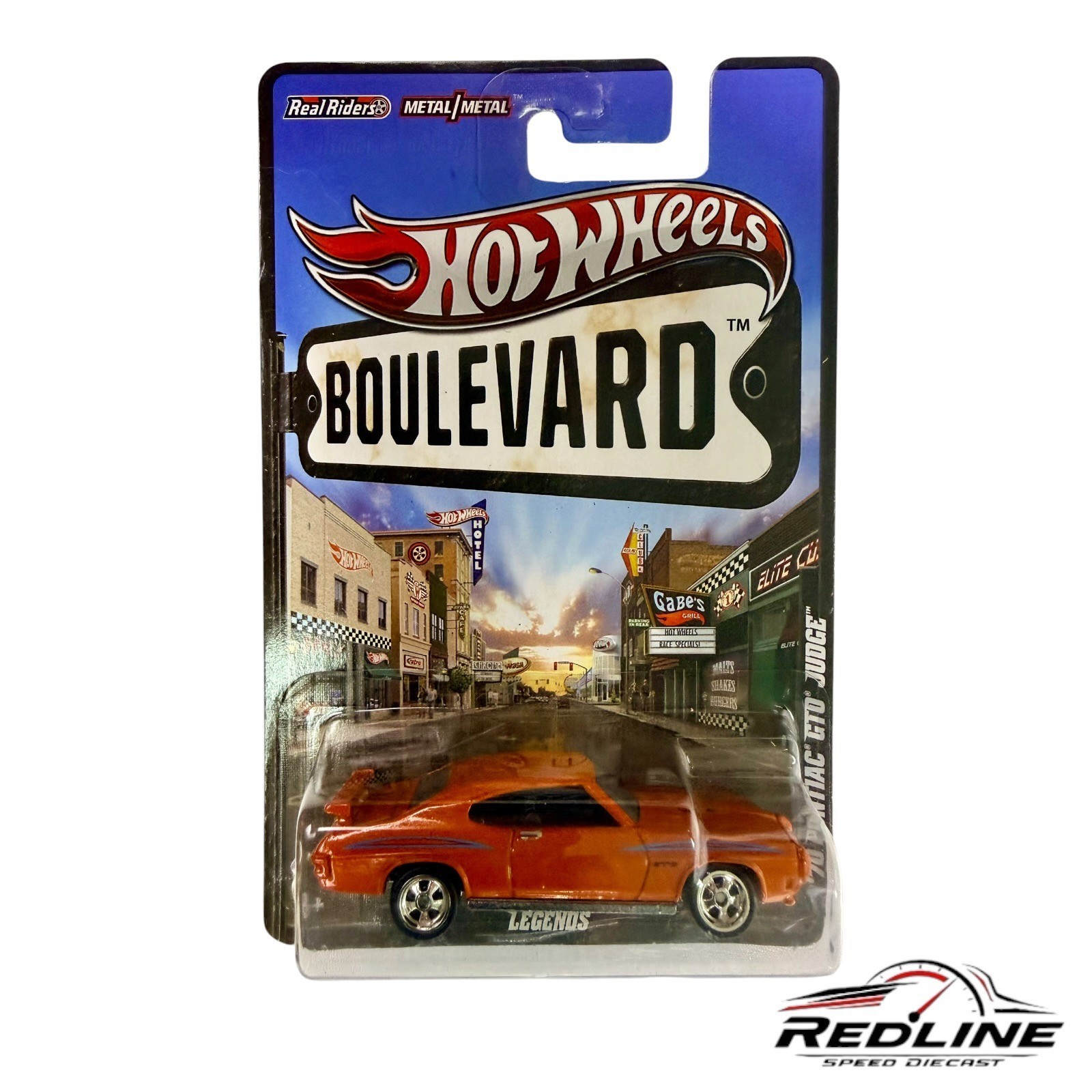 🇺🇸Hot Wheels 2011 Boulevard Legends Series 70 Pontiac GTO Judge H13🇺🇸