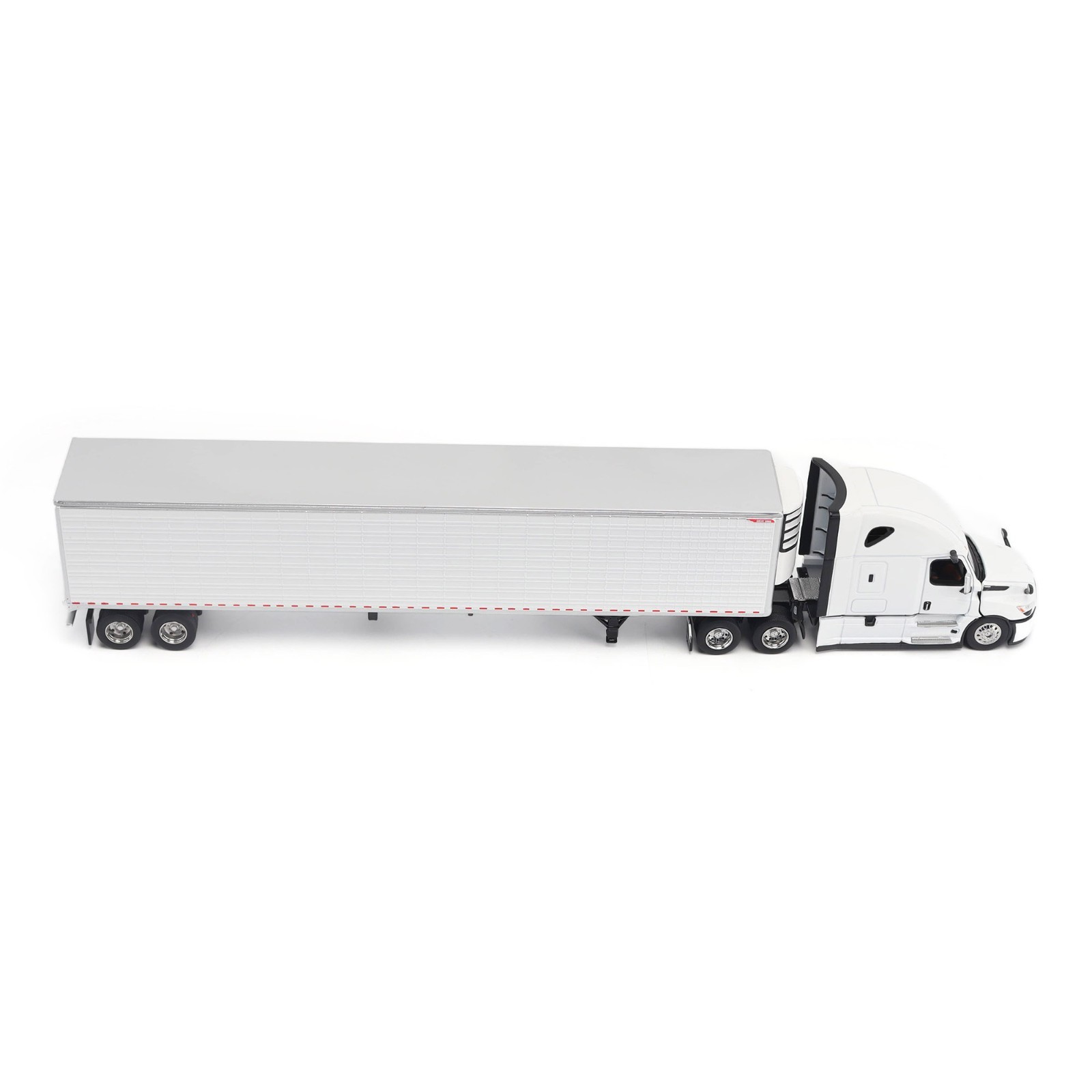 2025 FREIGHTLINER CASCADIA GEN-5 & TRAILER WHITE 1/64 BY DIECAST MASTERS 71232