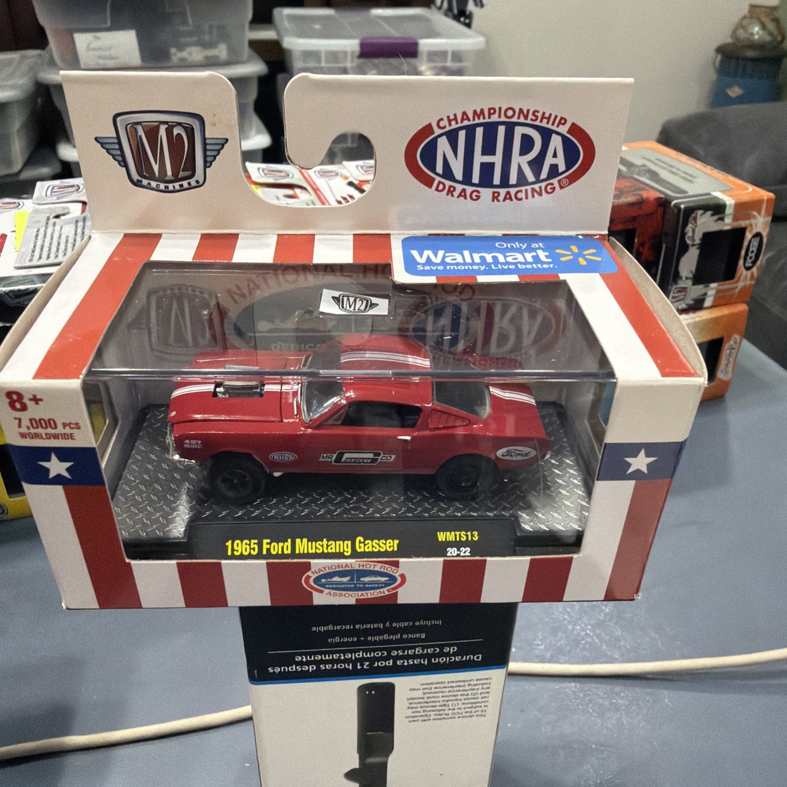 M2 MACHINES 1965 FORD MUSTANG GASSER WMTS13 RED NHRA