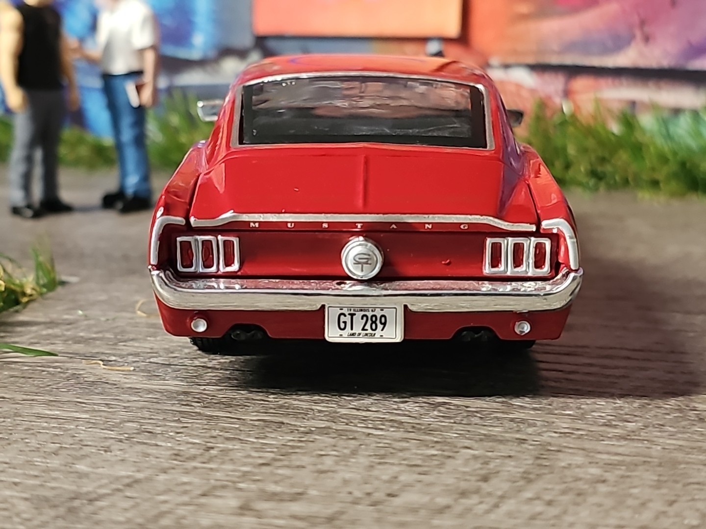 Maisto 1967 Ford Mustang GT Red 1:24 Diecast Car NO BOX
