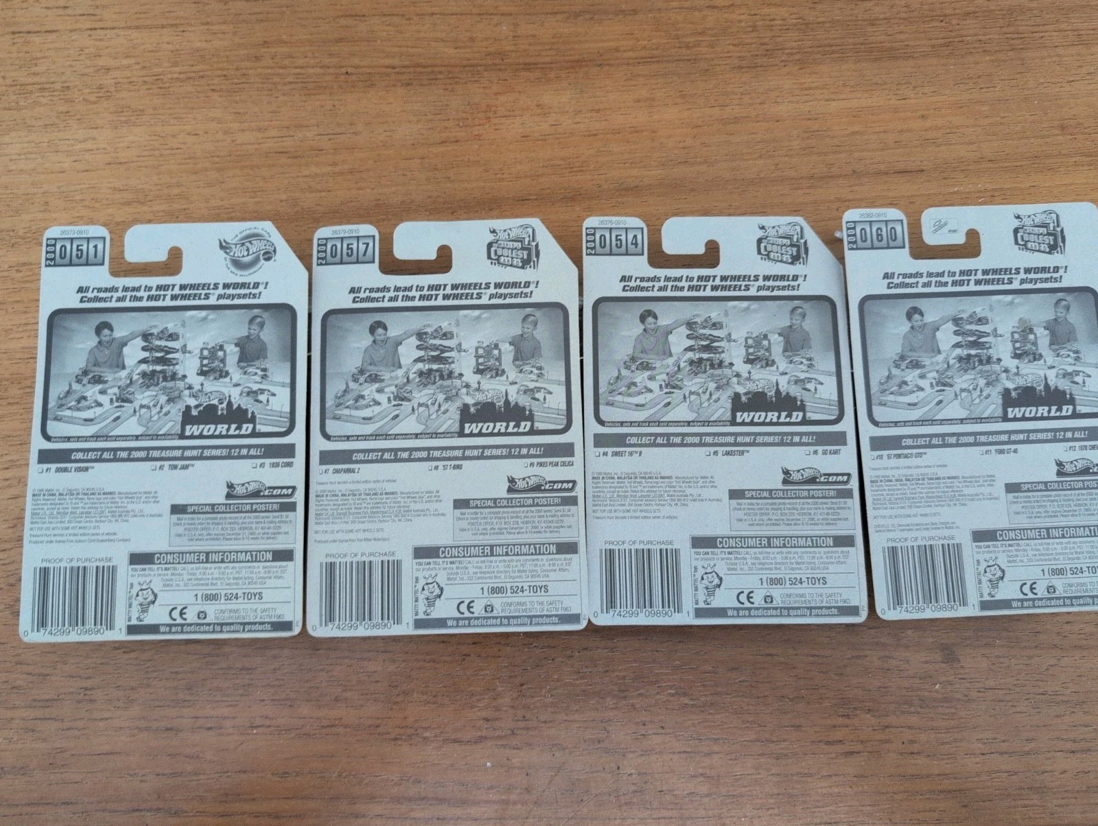 Hot Wheels Lot Of 4 2000 TREASURE HUNTS **Must See Pictures** BUY IT NOW!