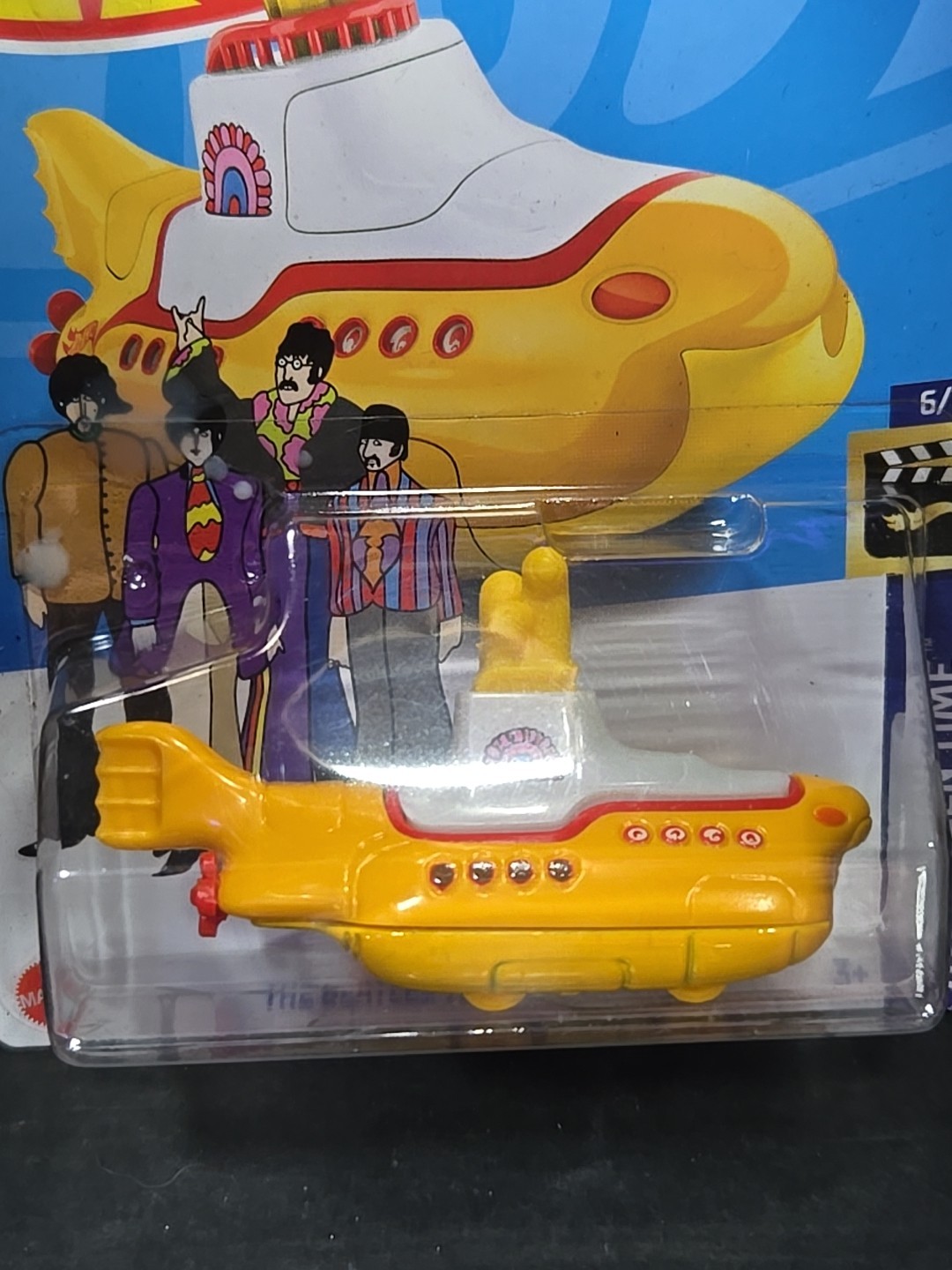 Hot Wheels 2023 the Beatles Yellow Submarine HW Screen Time