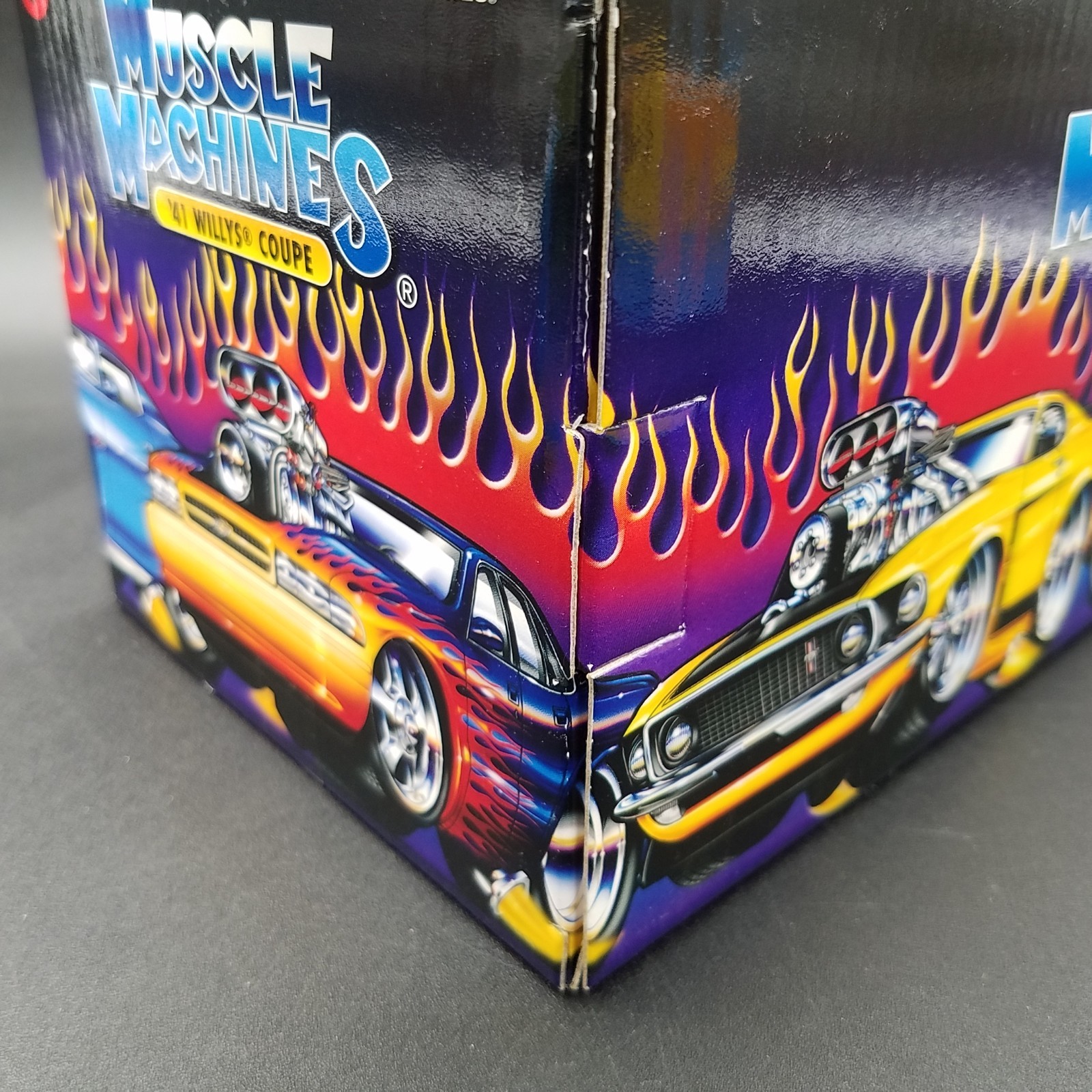 Muscle Machines Orange ‘41 Willys Coupe Diecast Too Cool 1:24 New Vtg 2003