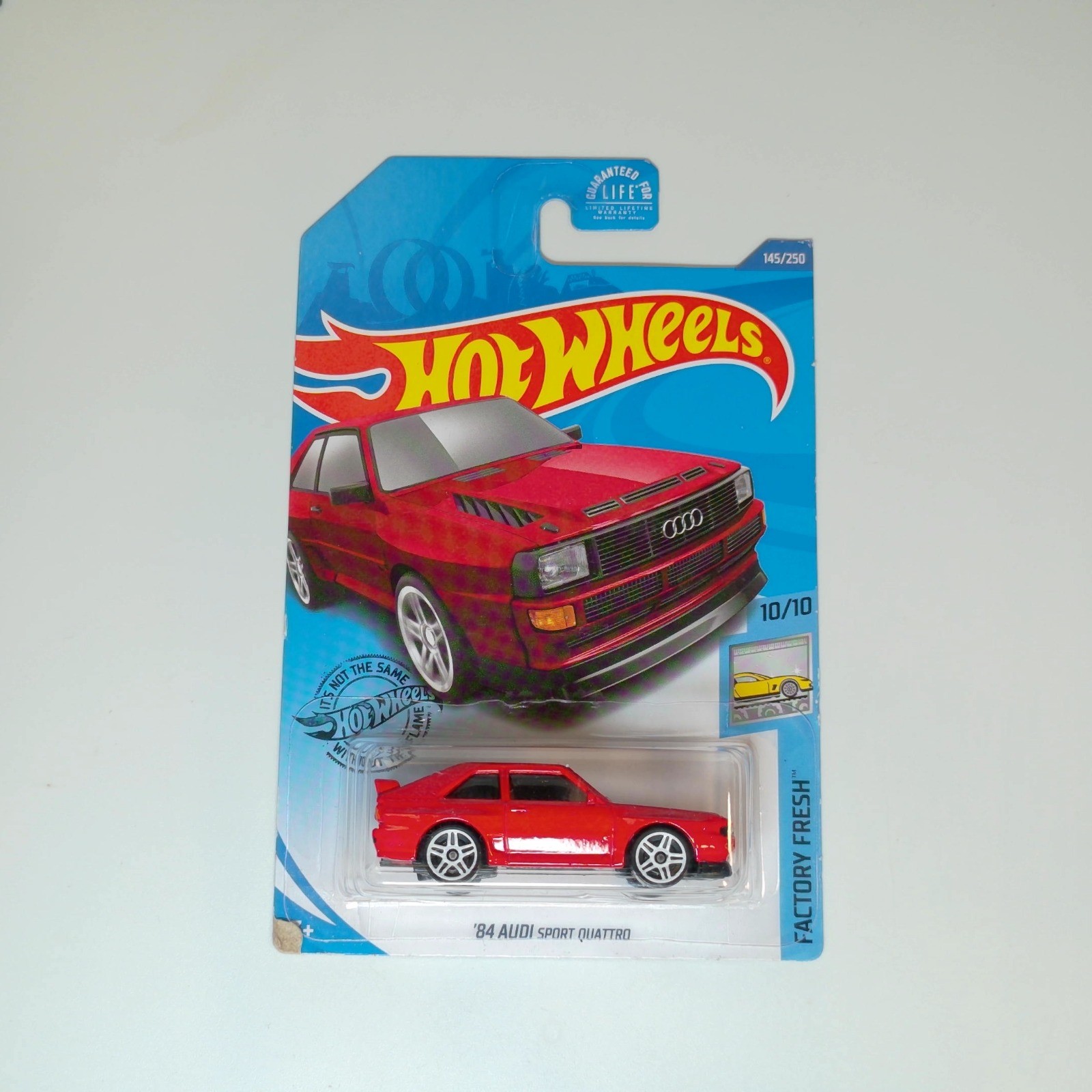 Hot Wheels ’84 Audi Sport Quattro Red FACTORY FRESH 10/10 (145/250)