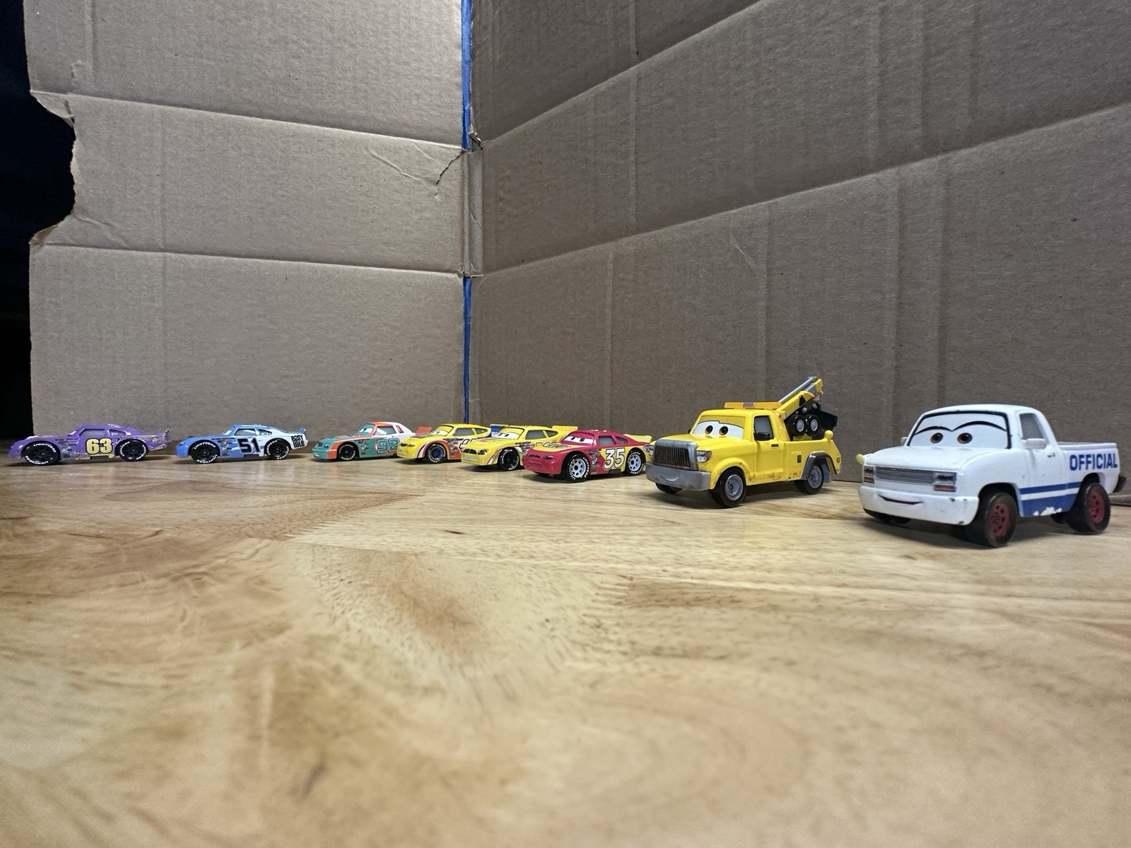 Disney Pixar Cars Diecast Lot of 8 Piston Cup Racers Mater RPM Shifty Drug 1:55