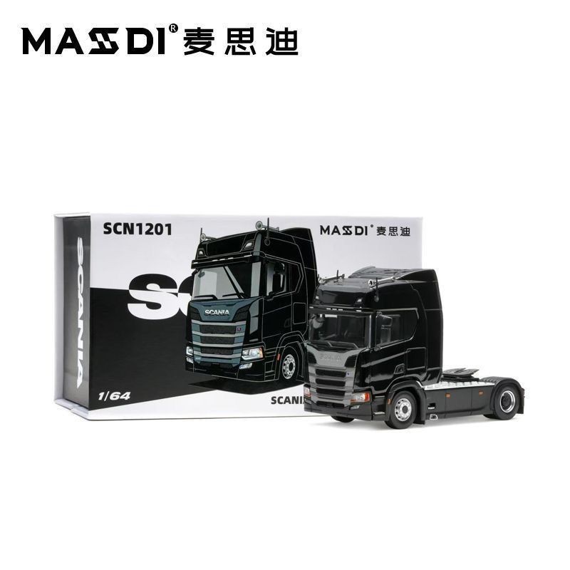 MASDI 1:64 Scania R500 Tractor Unit Semi Truck Head Full Diecast Metal
