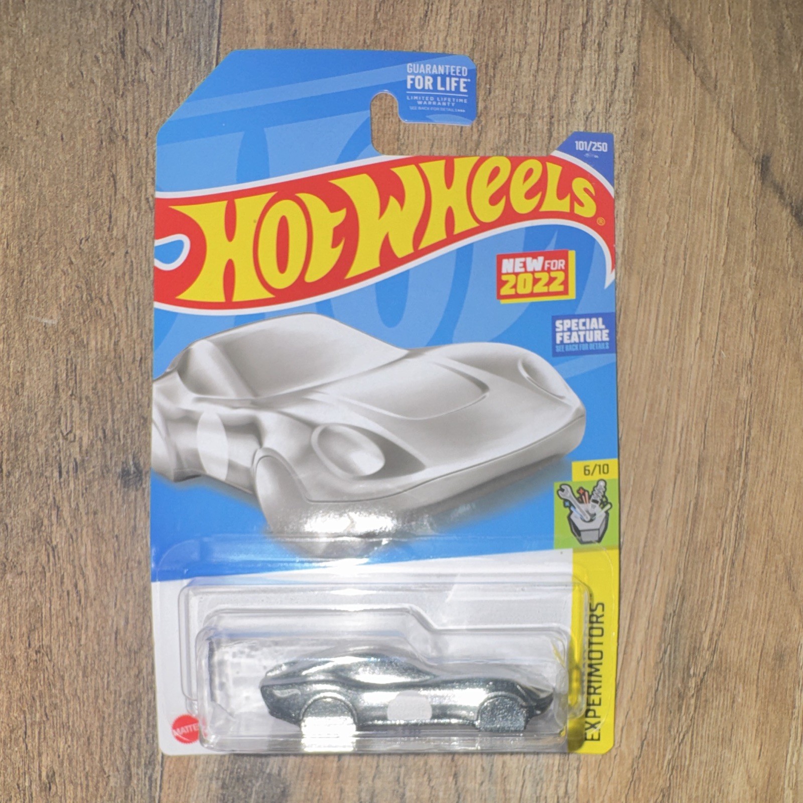 Hot Wheels Experimotors Coupe Clip Silver Diecast 1:64 2022 Unopened