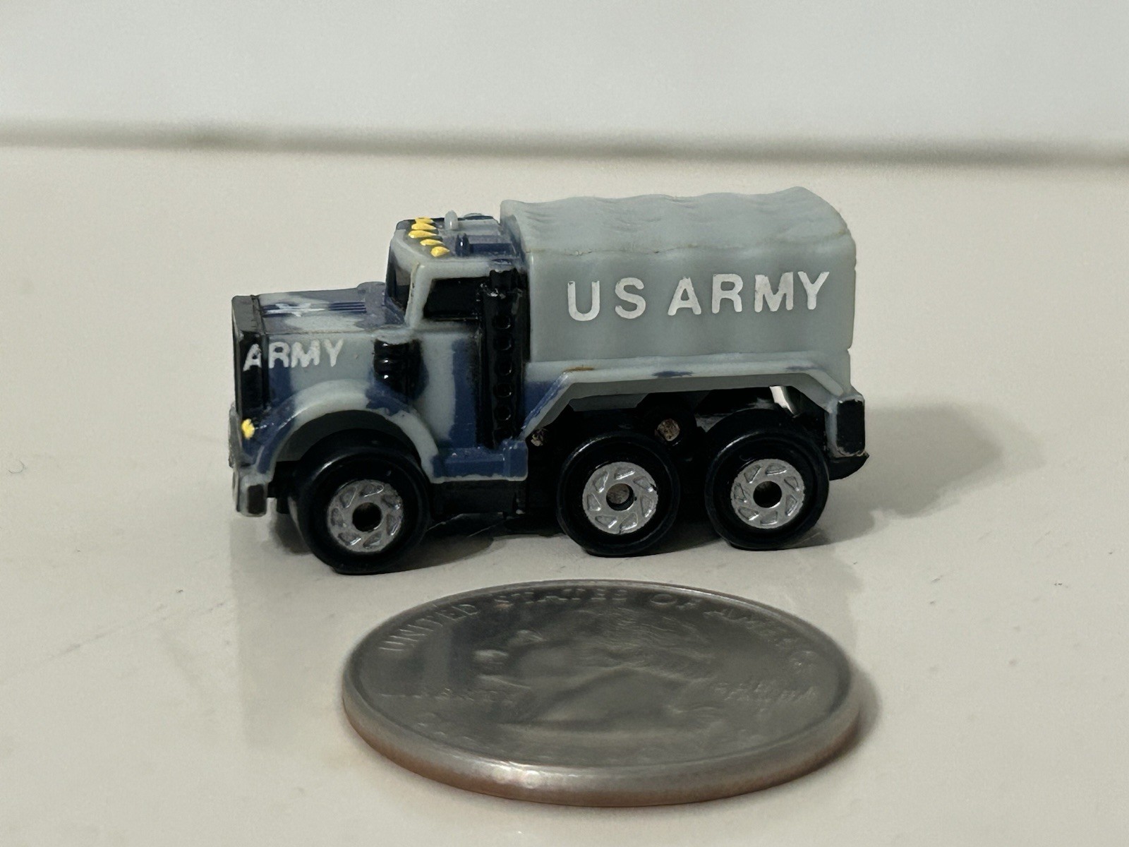 Micro Machines Insiders US Army Cargo Truck W/mini Please Read & See Photos