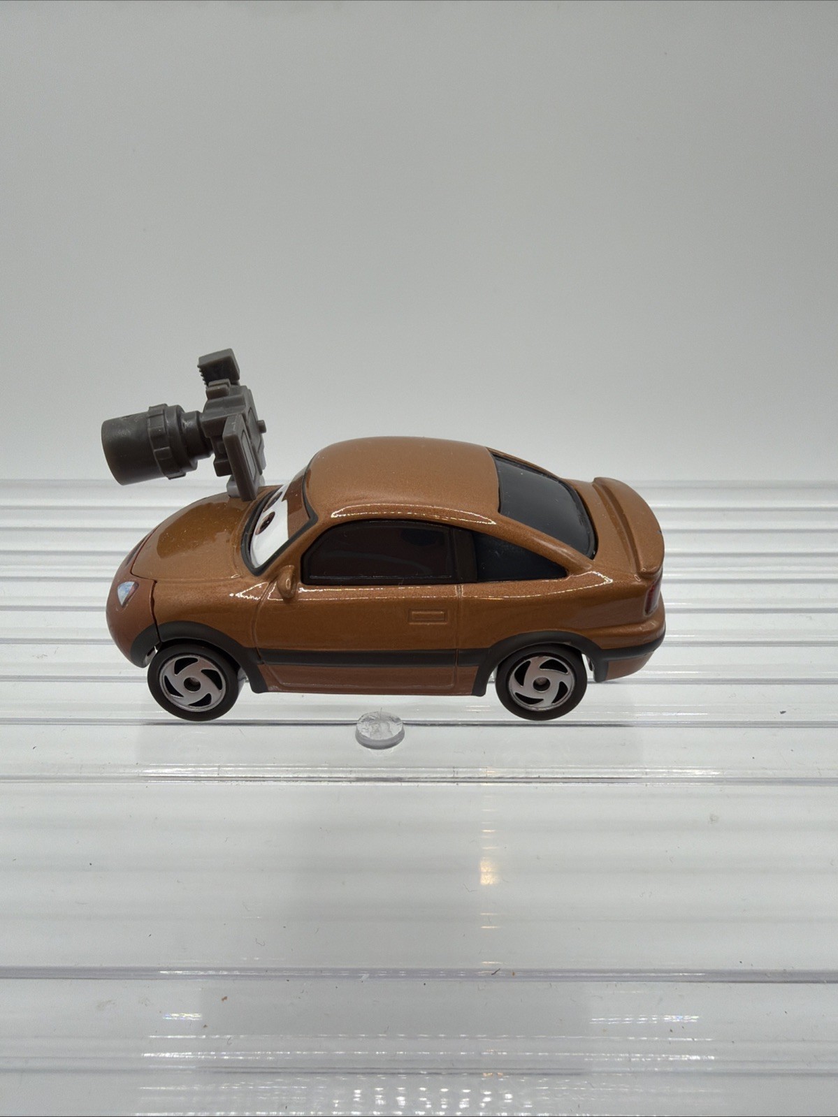 Mattel Disney Pixar Cars Diecast Cora Copper Reporter Camera 1:55