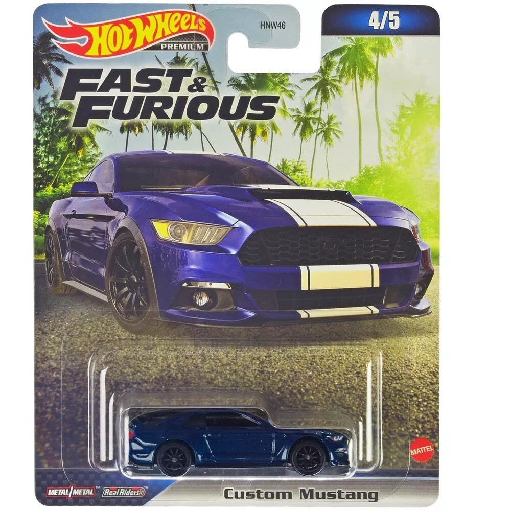 Hot Wheels Premium – 2023 Fast & Furious 4/5 Custom Mustang (BBHNW51)