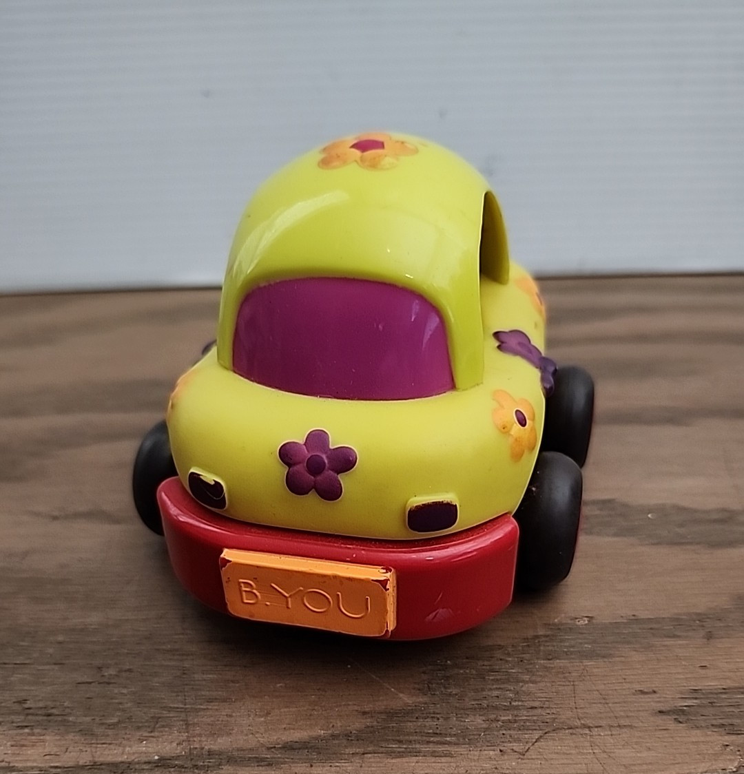 My B Toys Bug Car – Pull Back Wind Up Powered – Interactive Toy – Toddler D1